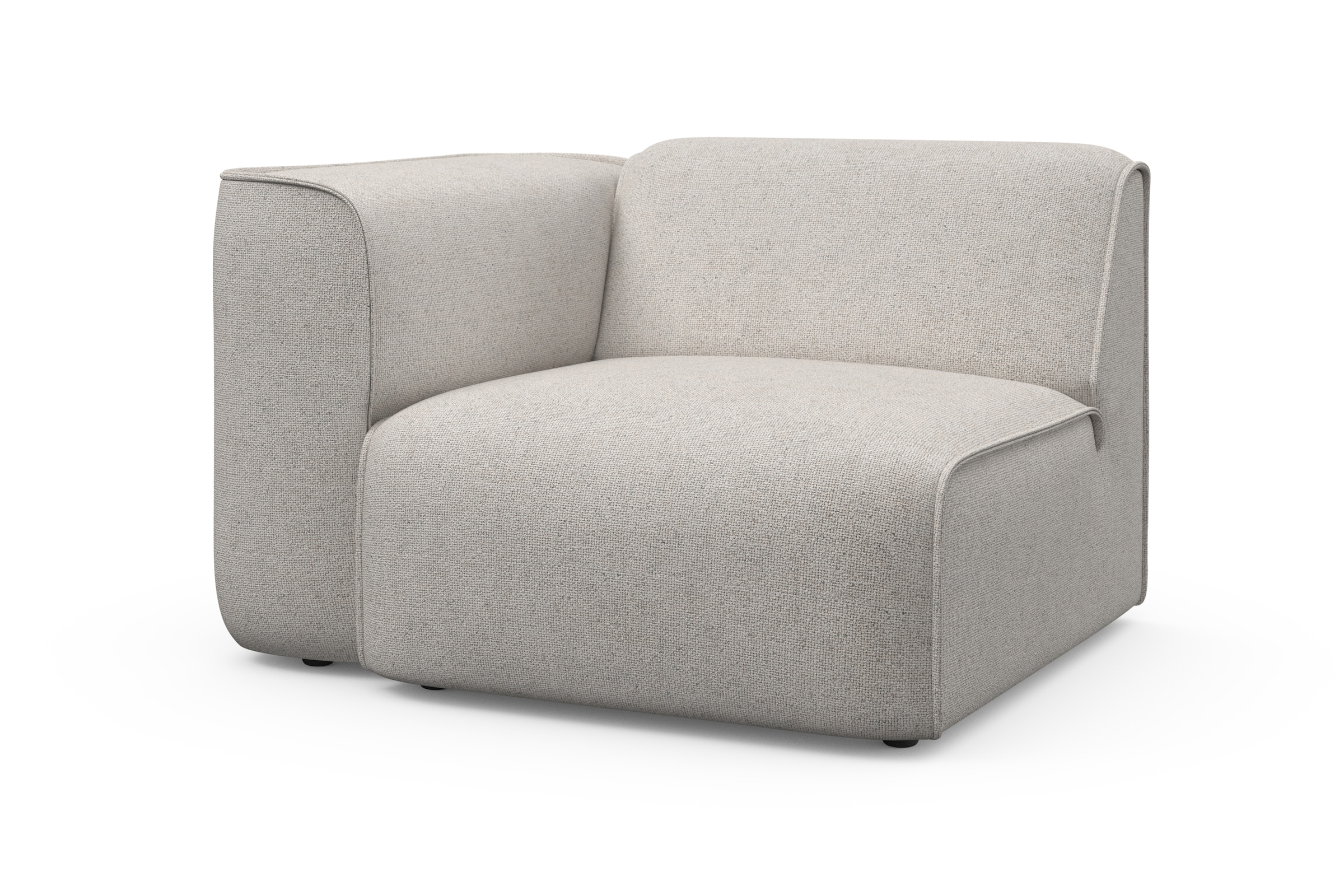 OTTO home Sessel »Sofa-Eckelement, Maße B/T/H: 109/97/46 cm« als Modul oder separat verwendbar, für individuelle Zusammenstellung