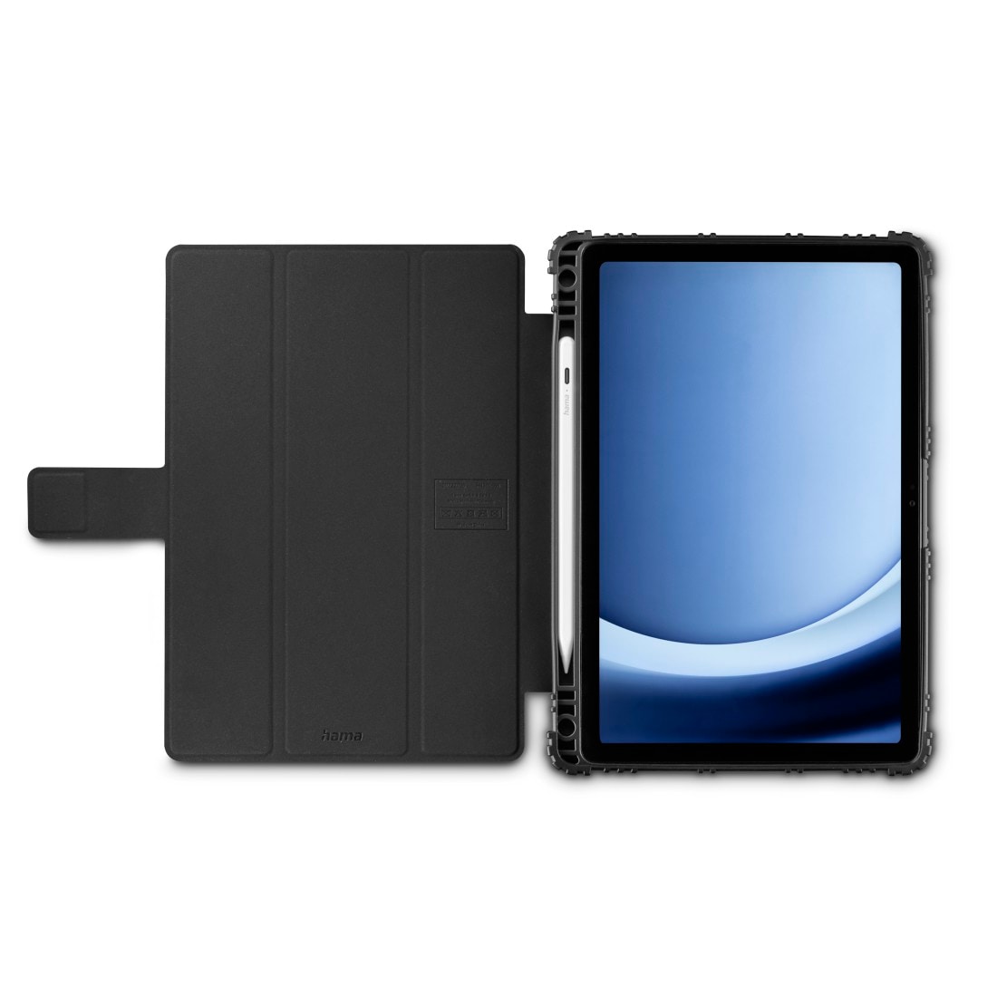 Hama Tablet-Hülle »Outdoor-Tablet-Hülle für Samsung Galaxy Tab A11+/A9+ 11", schwarz« Samsung Galaxy Tab A11+ | Tablet Stoßfest, Kantenschutz, Stiftfach, Standfunktion, Magnetverschluss