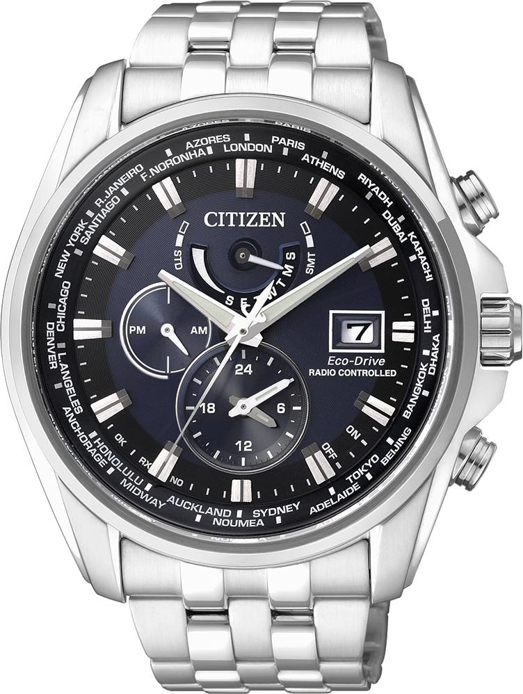 Citizen Funk-Multifunktionsuhr »AT9030-55L«, Armbanduhr, Herrenuhr, Solar, bis 20 bar wasserdicht, Edelstahlarmband