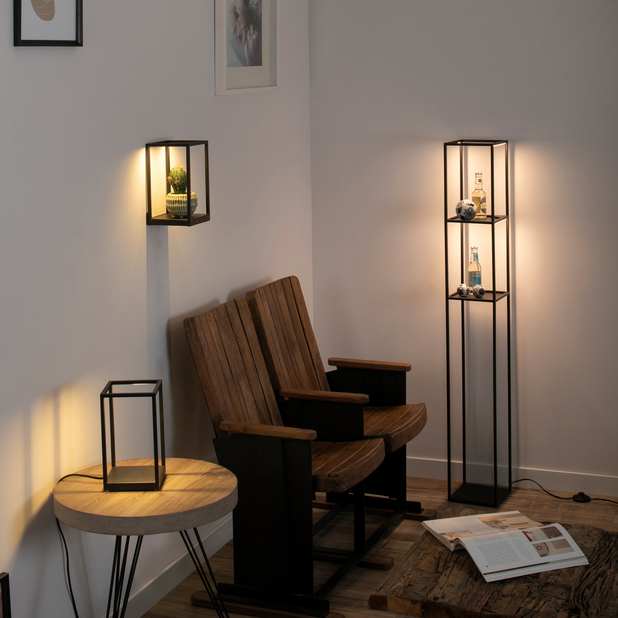Places of Style LED Garantie online Dimmbar, mit LED Deko flammig-flammig, »Cashel«, Touchdimmer, 3 Tischlampe, 2 | XXL Warmweißes Tischleuchte Pflanzen Licht, Jahren kaufen