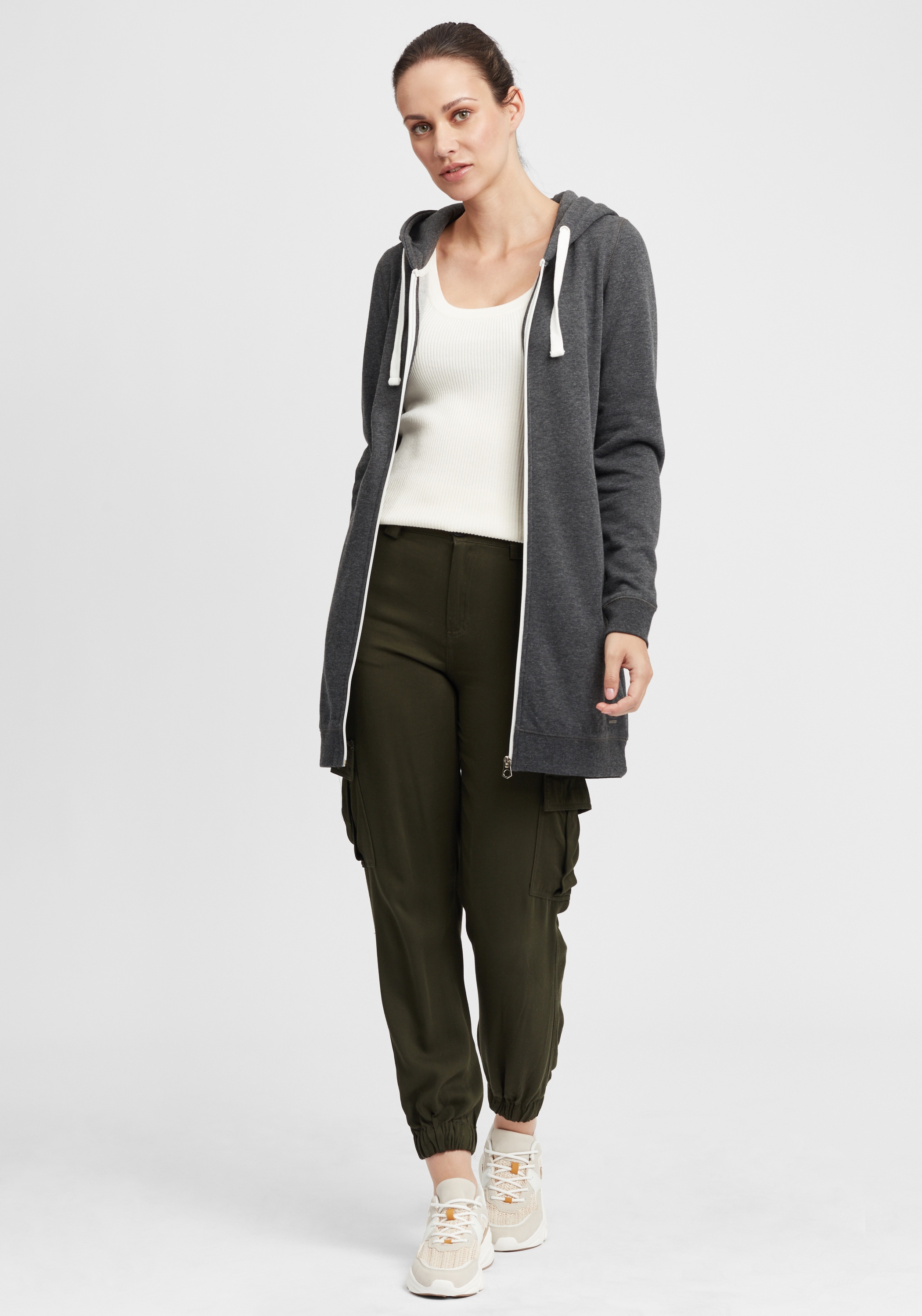 OXMO Kapuzensweatjacke »Kapuzensweatjacke OXOlinda«