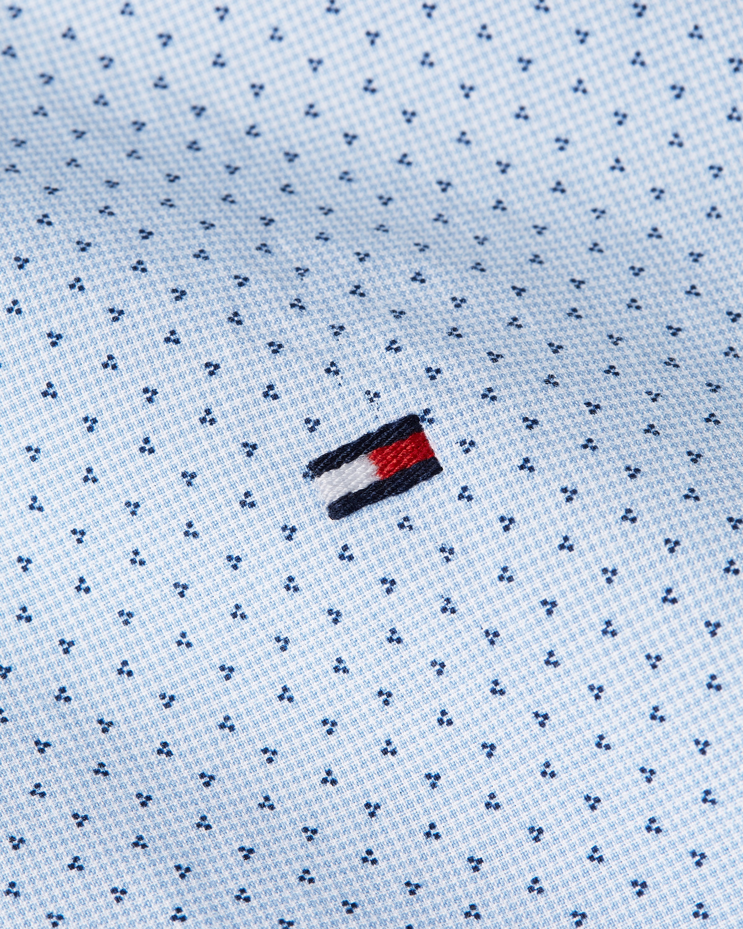 Tommy Hilfiger Langarmhemd »FLEX POPLIN MINI PRINT RF SHIRT«, regular fit, Kentkragen