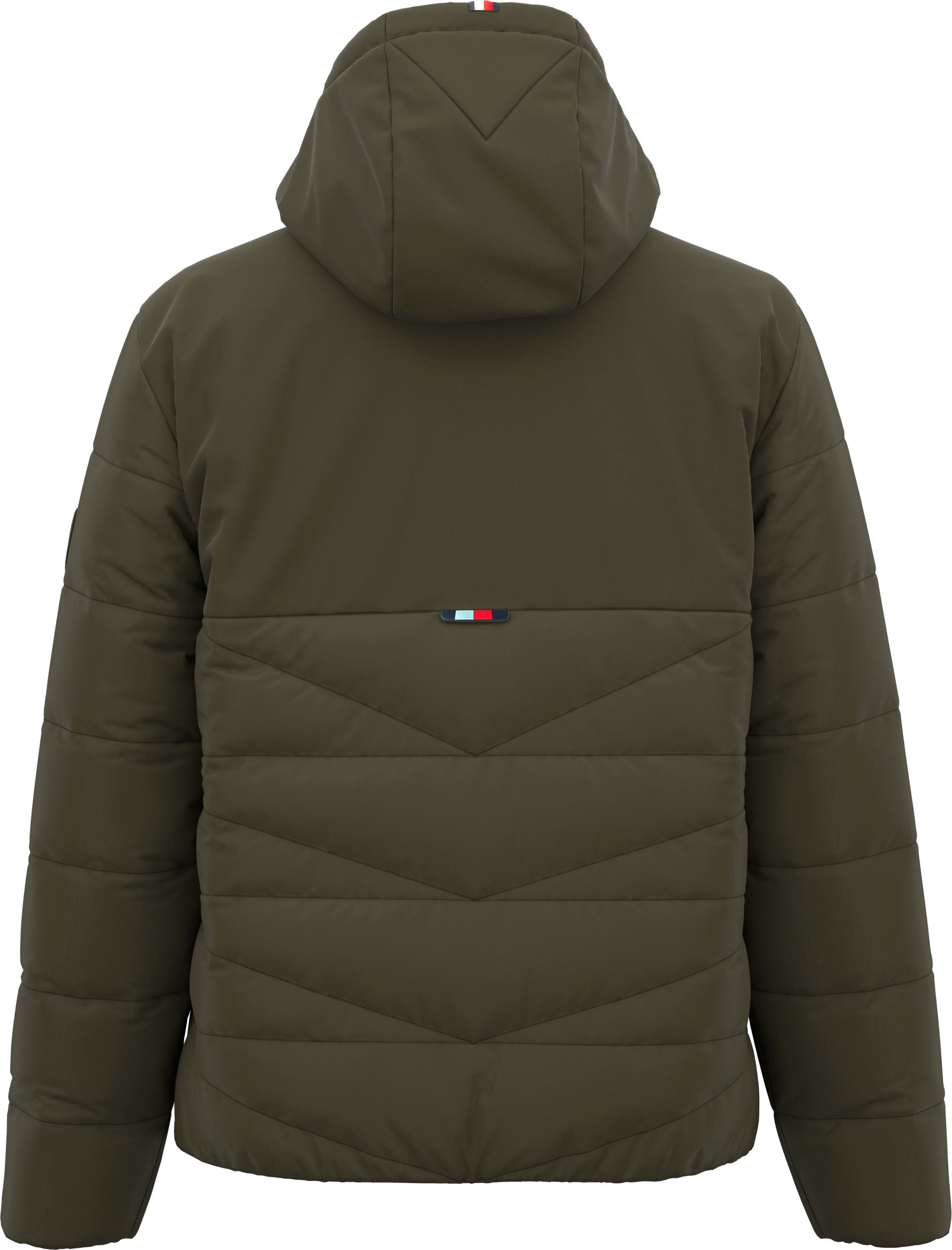 Tommy Hilfiger Steppjacke »CL MIXED MEDIA HOODED JACKET«, mit Kapuze