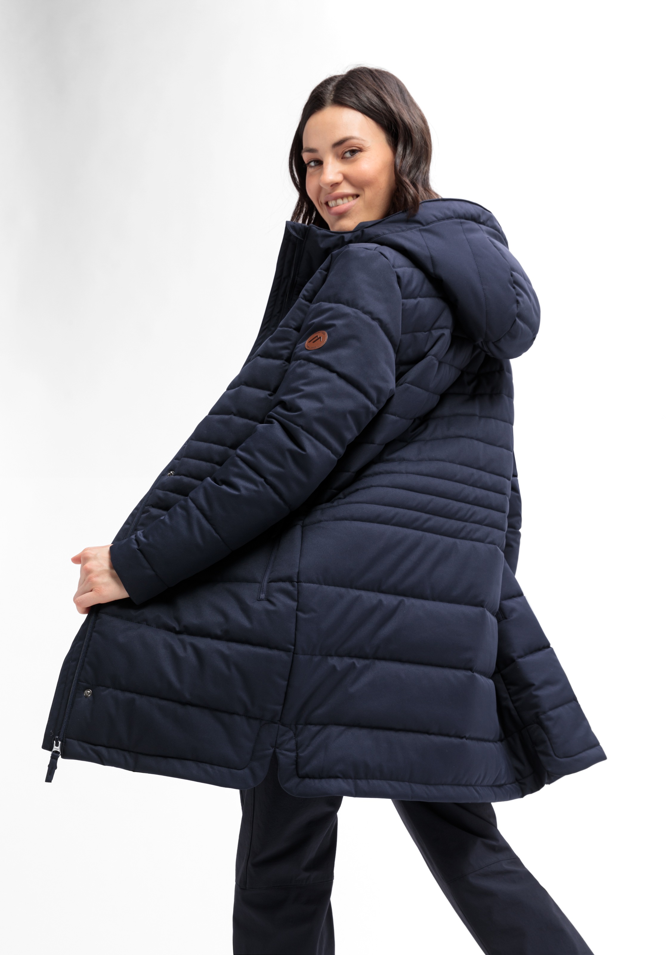 Maier Sports Funktionsmantel »LAERKE«, Damen Mantel, Outdoormantel wind/wasserdicht, 4 geräumige Taschen