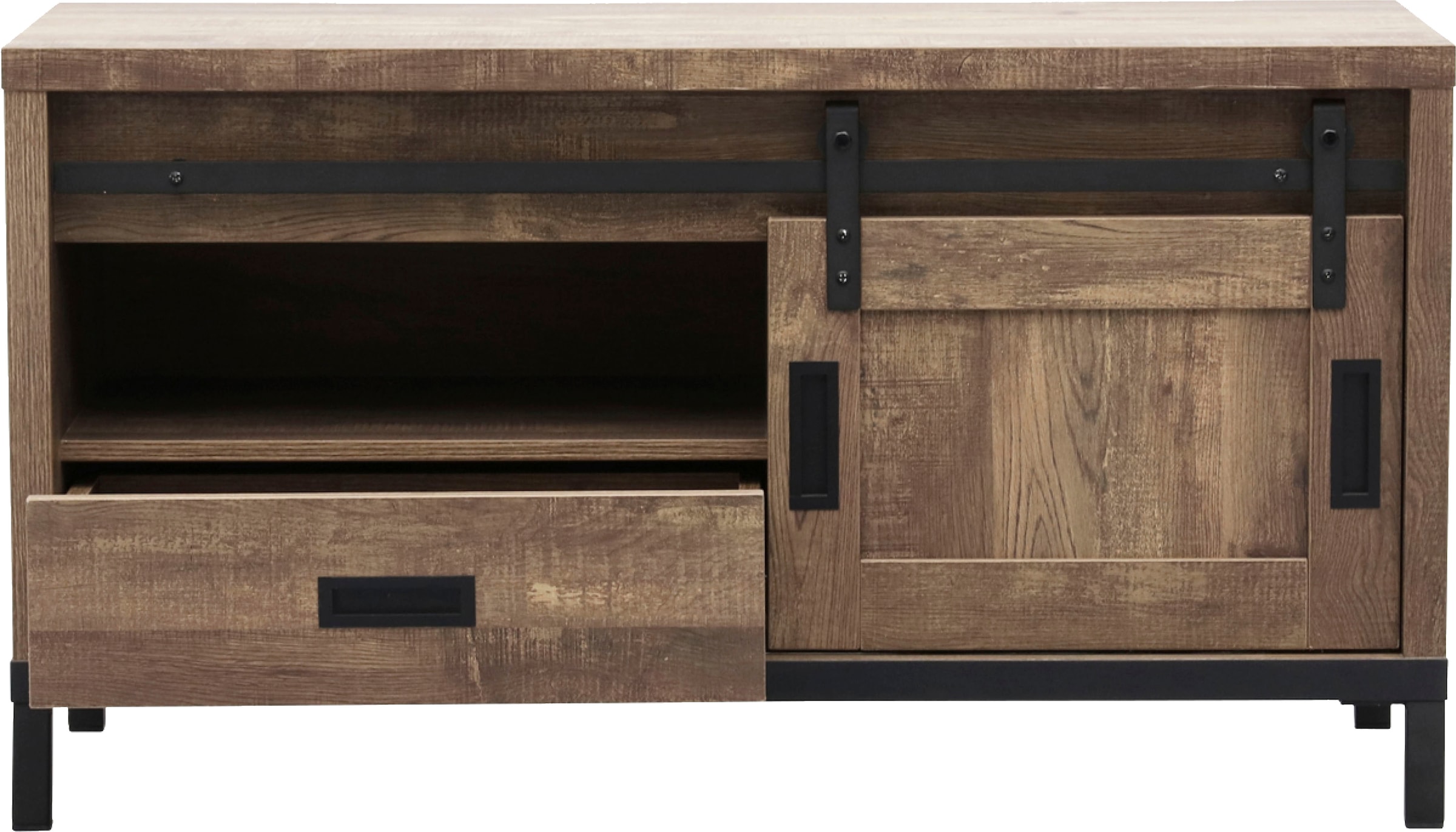 OMG Design TV-Schrank »Stanley Lowboard« mit Schiebetür, Breite 120 cm, in zwei Breiten