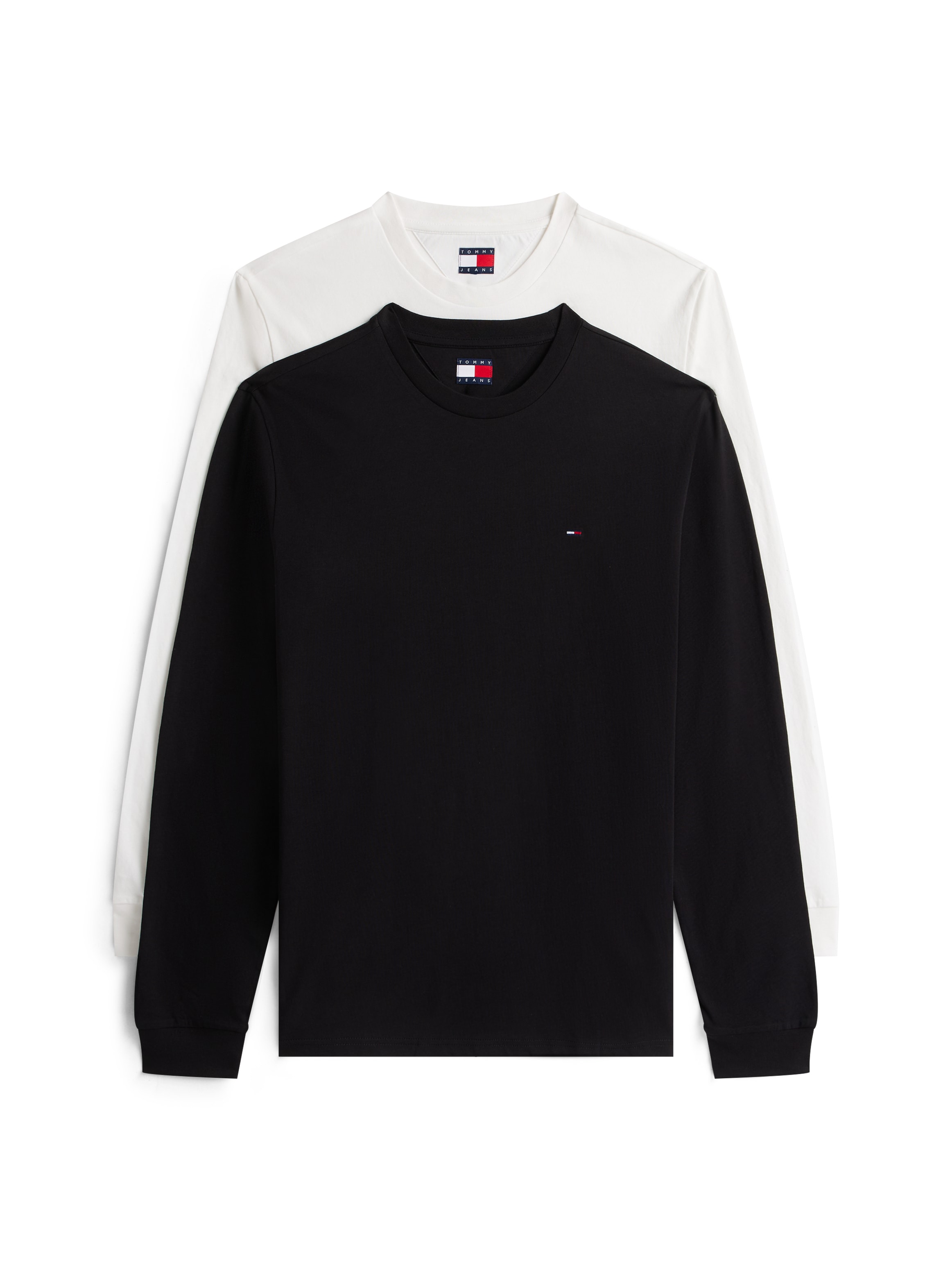 Tommy Jeans Longsleeve »TJM SLIM 2PACK L/S EXT« 2 Stk.