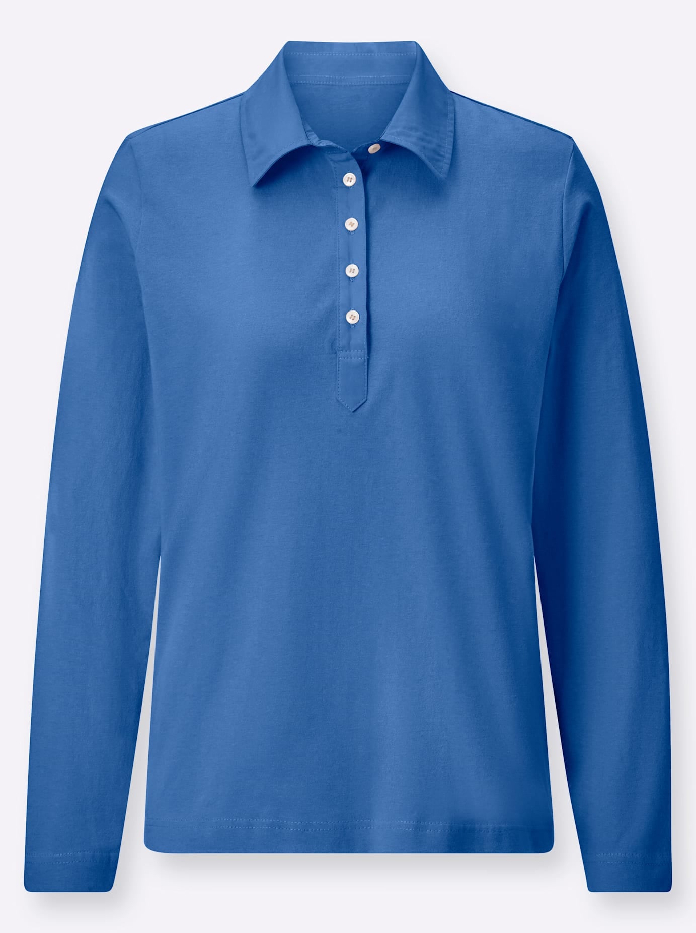 Casual Looks Langarm-Poloshirt »Poloshirt«, (1 tlg.)