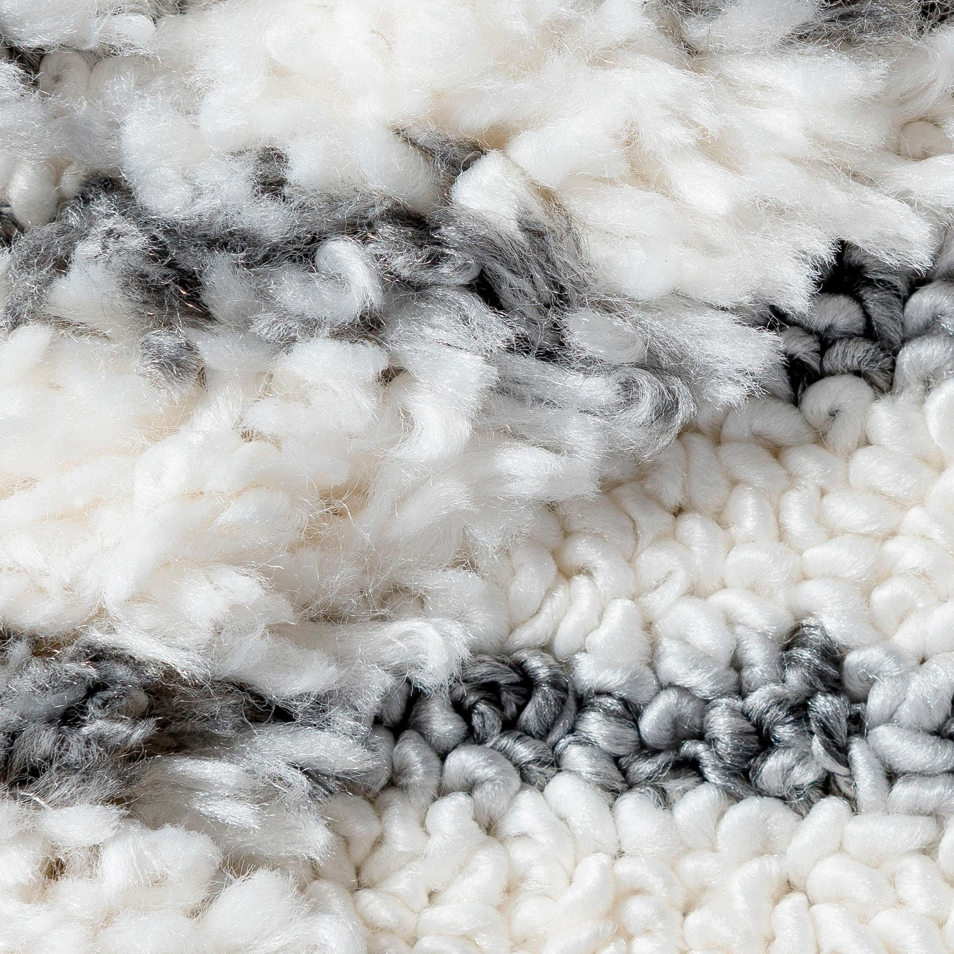 Sehrazat Hochflor-Teppich »Bahama 8816«, rechteckig, 30 mm Höhe, Hoch-Tief-Struktur, Wohnzimmer