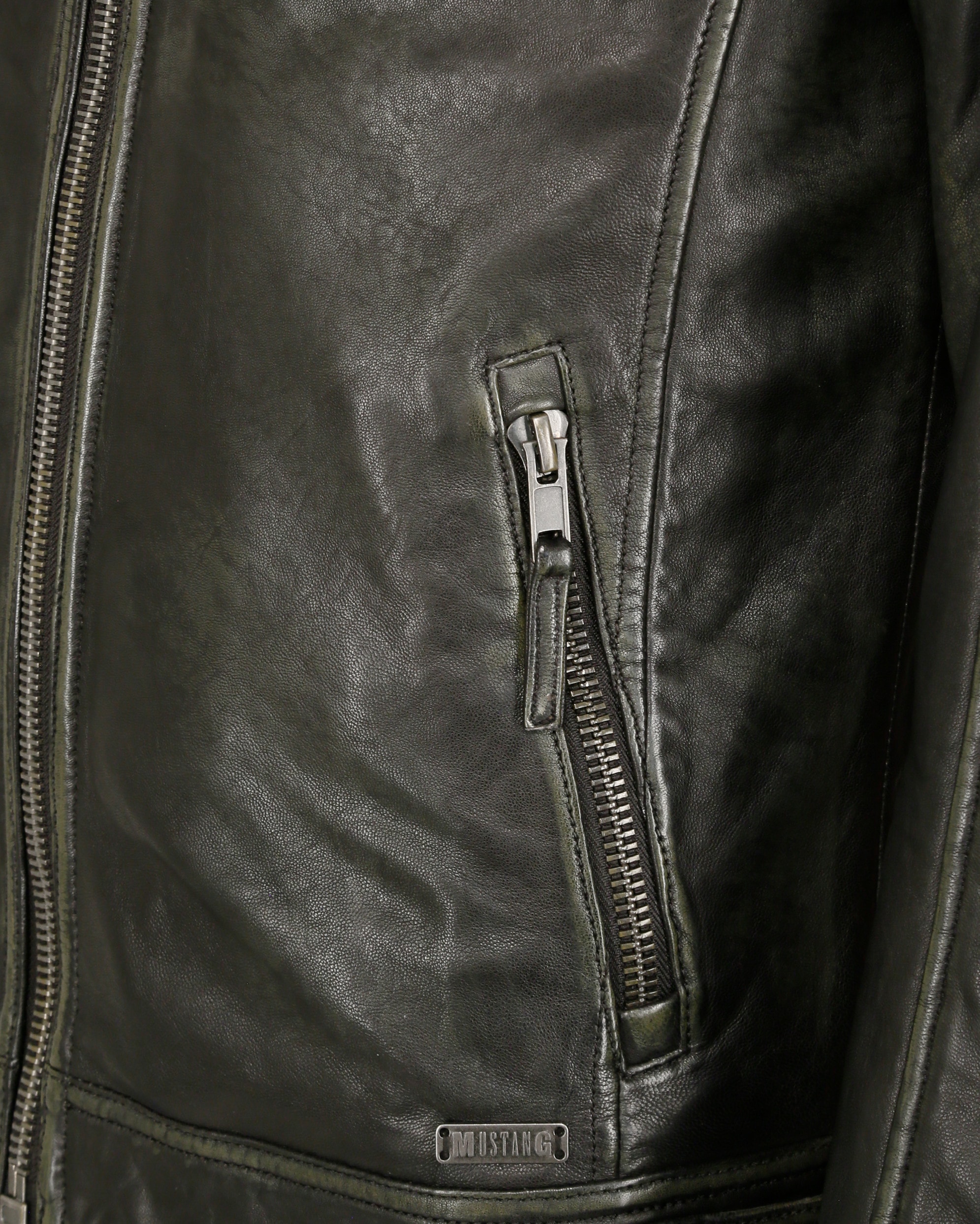 MUSTANG Bikerjacke »Lederjacke 31020234«