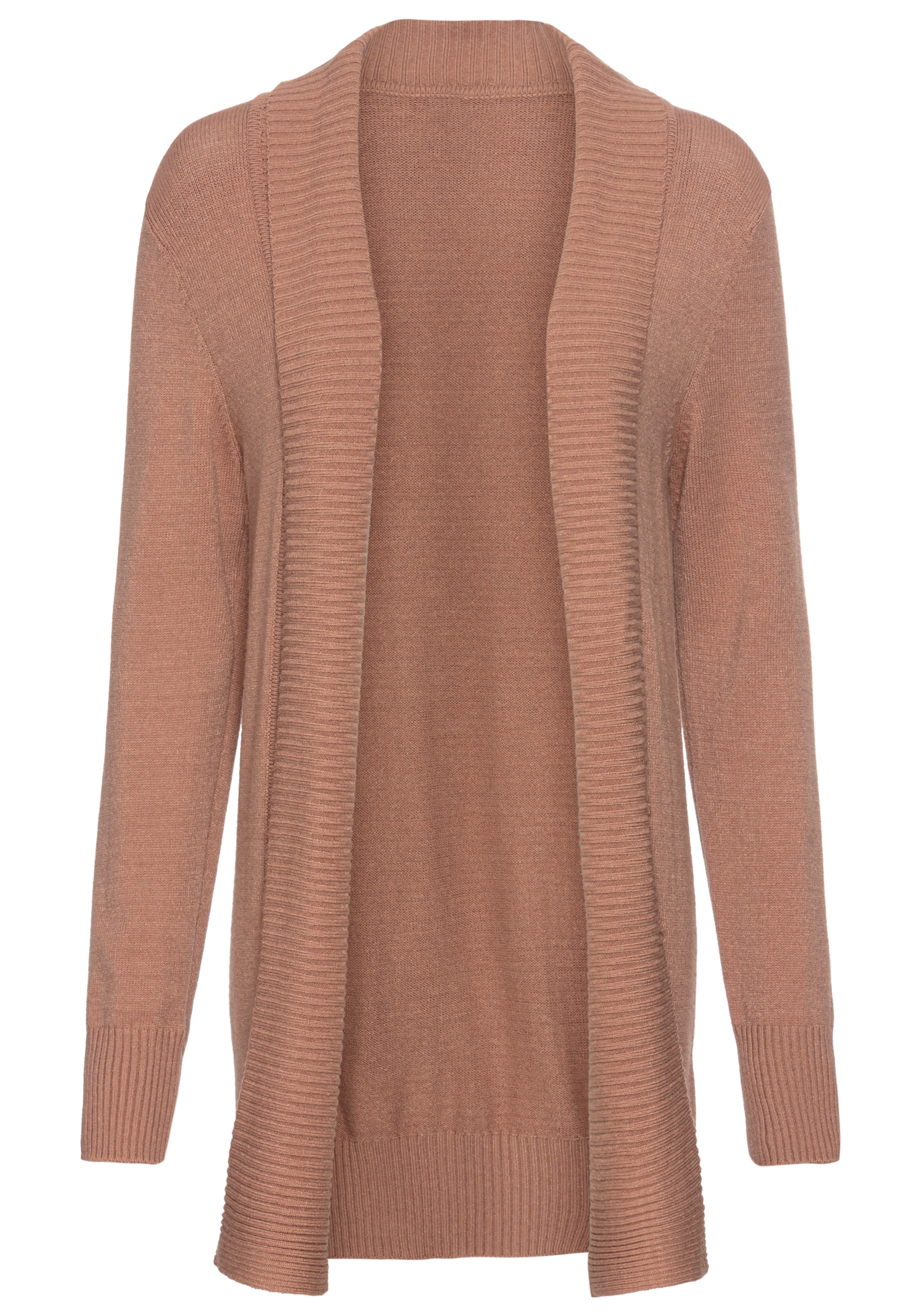 HECHTER PARIS Longstrickjacke, mit Schalkragen