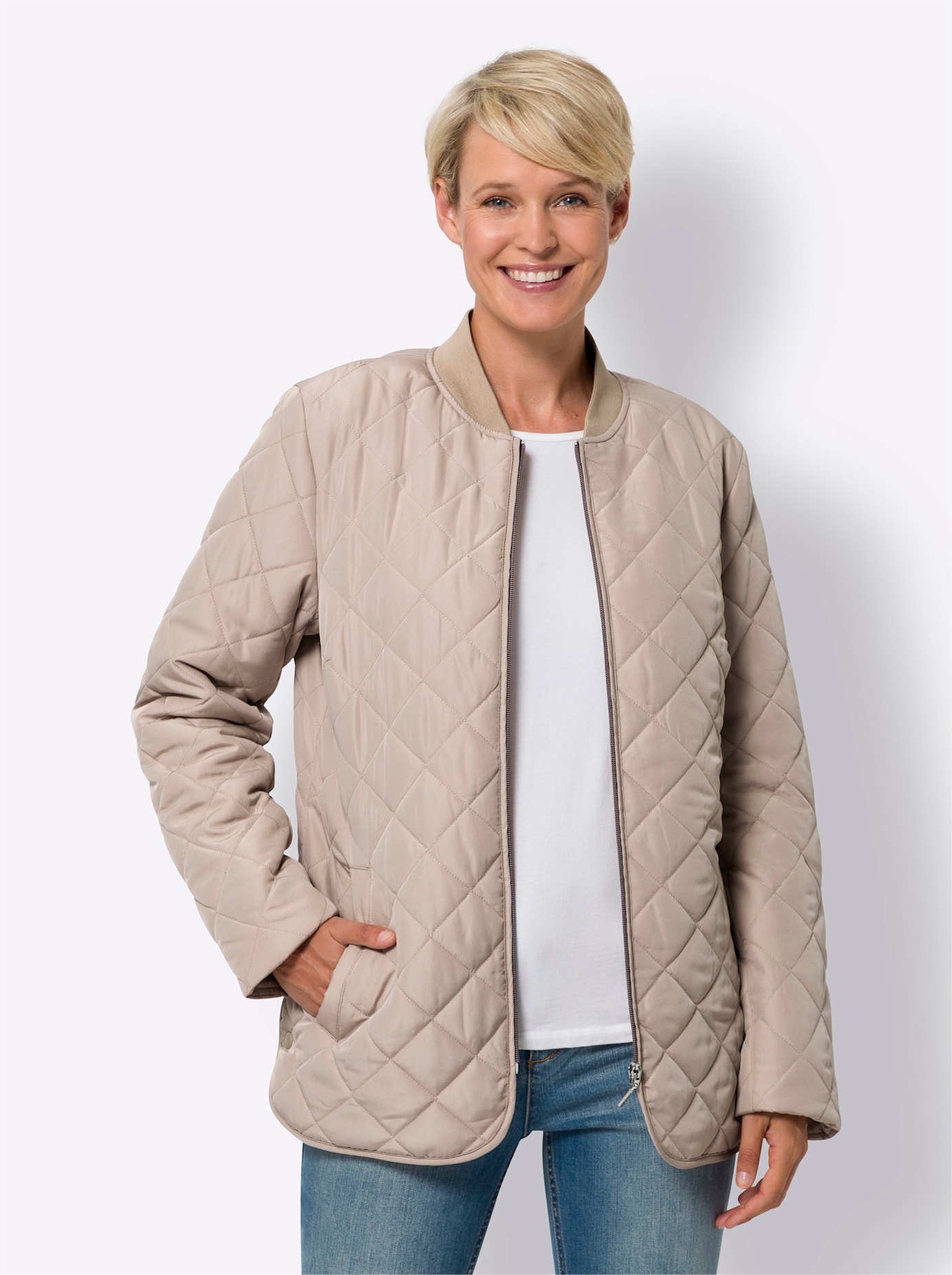 Classic Basics Steppjacke, ohne Kapuze