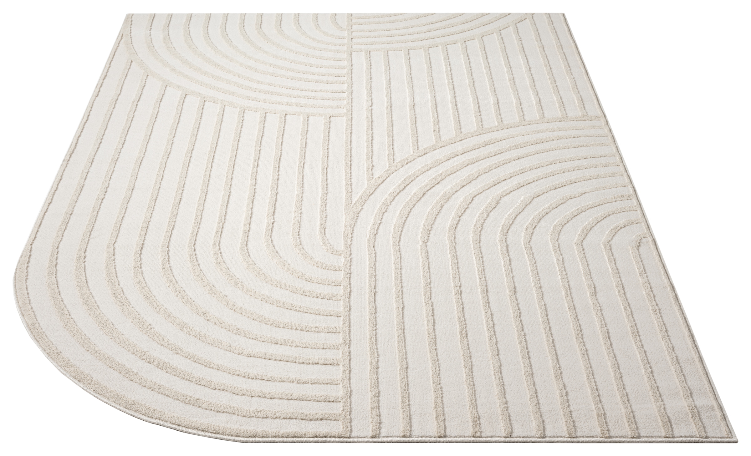 s.Oliver Teppich »Cilla, besondere Form, modernes Design, dichte Qualität« rechteckig 11 mm Höhe Woll-Look, Skandi, Boho, leichter Glanz, Wohnzimmer, Schlafzimmer