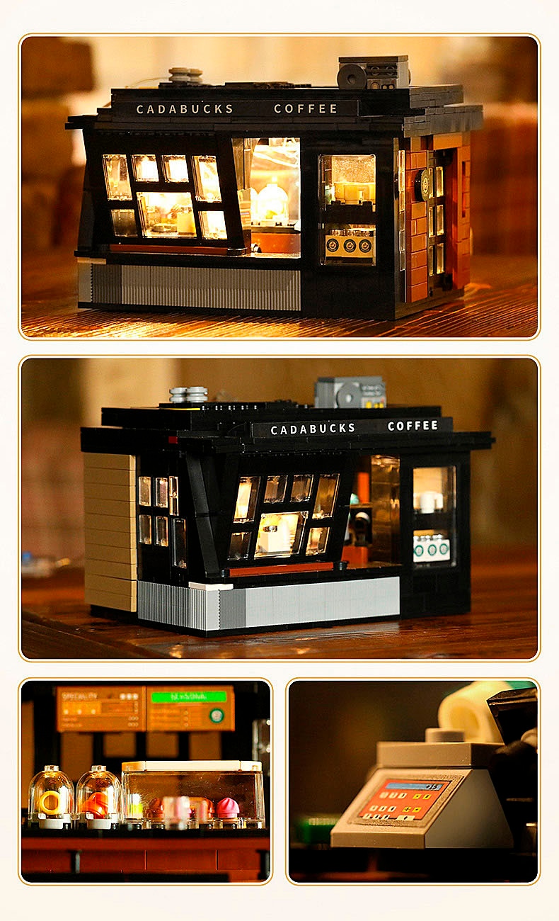 Jamara Konstruktions-Spielset »CaDA, Bricks, Coffee House (402884)« mit LED Licht