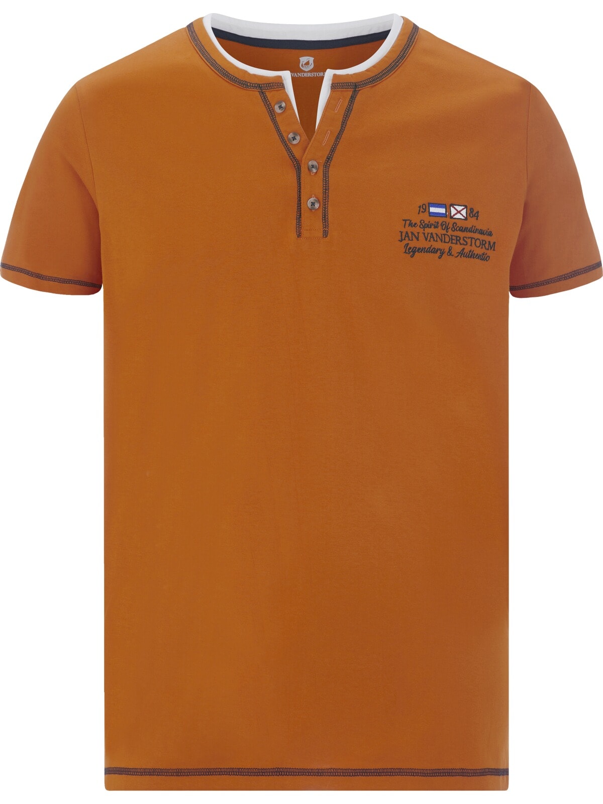 Jan Vanderstorm T-Shirt »T-Shirt HAFTOR«, (1 tlg.)