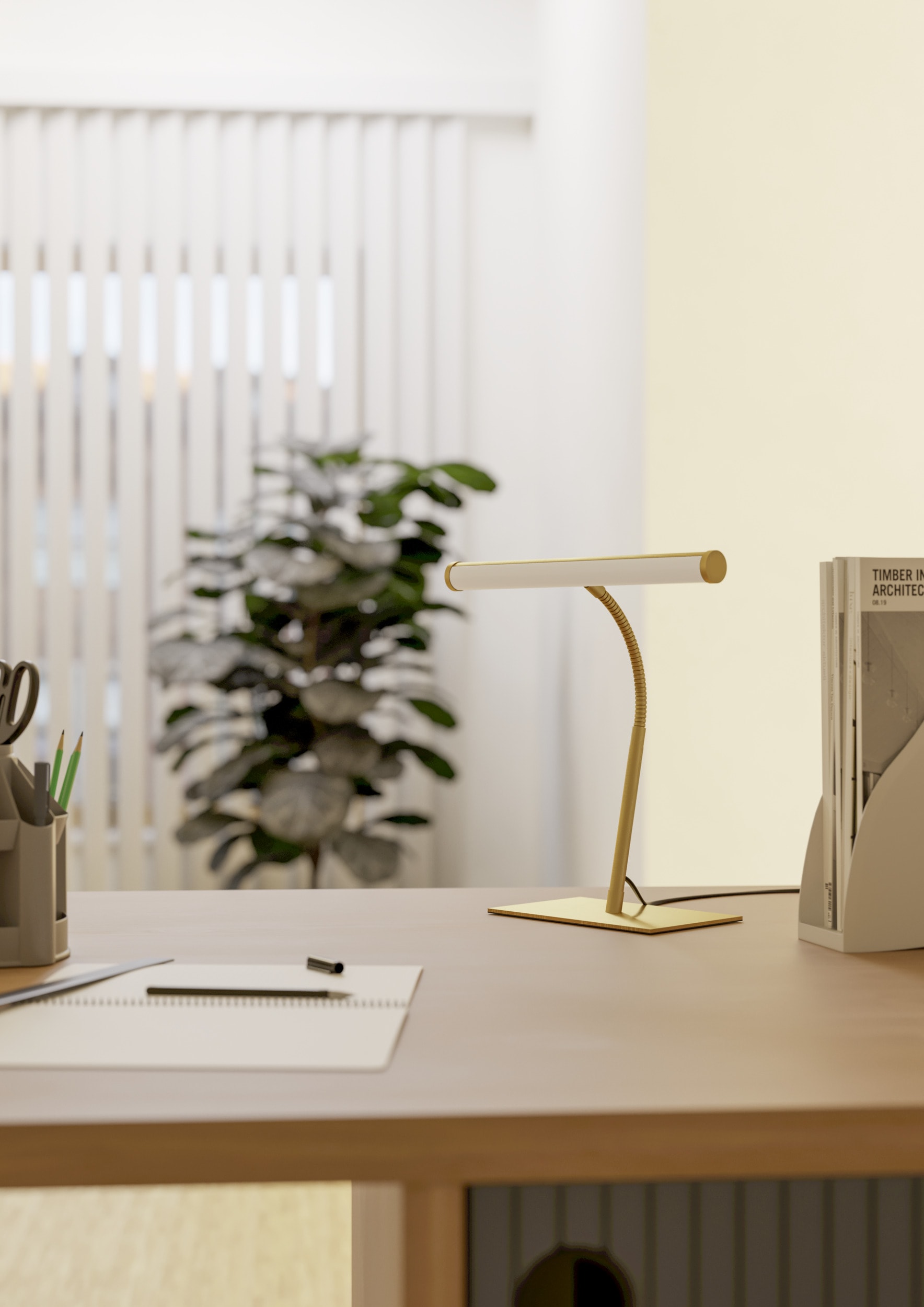 EGLO Tischleuchte »RICCIONE Tischlampe - Stahl, Alu - LED - 1X5W - IP20« LED-Modul 1 Stk. Kaltweiß | Neutralweiß | Warmweiß Nachttischlampe, Schreibtischleuchte, Leselampe, L30 x B19 x H39,5 cm