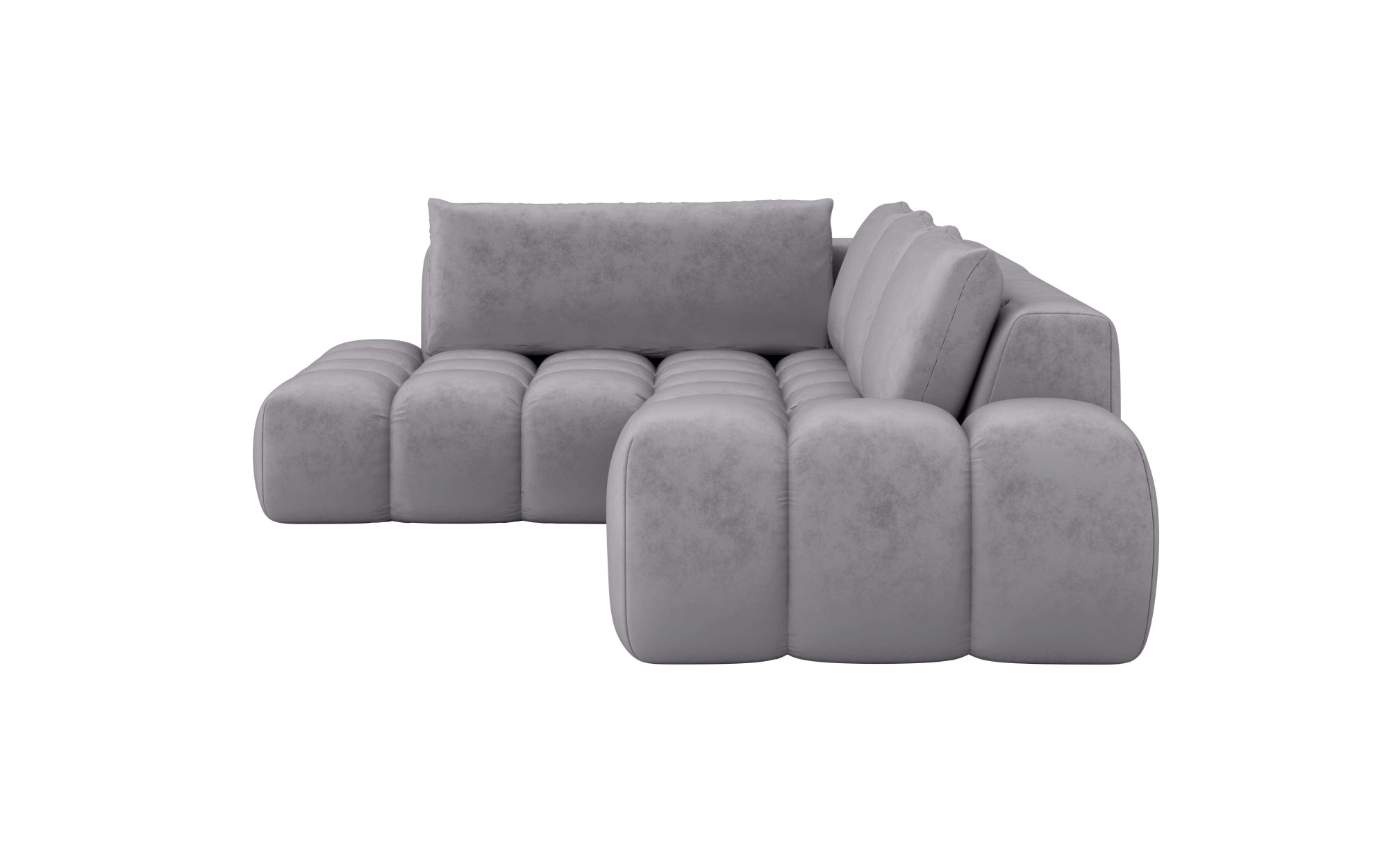 INOSIGN Ecksofa »AZITA klein, L-Form, elegant und bequem Designsofa«, lose Rückenkissen, traumhafte Steppung, Maße B/T/H: 296/176,5/89 cm