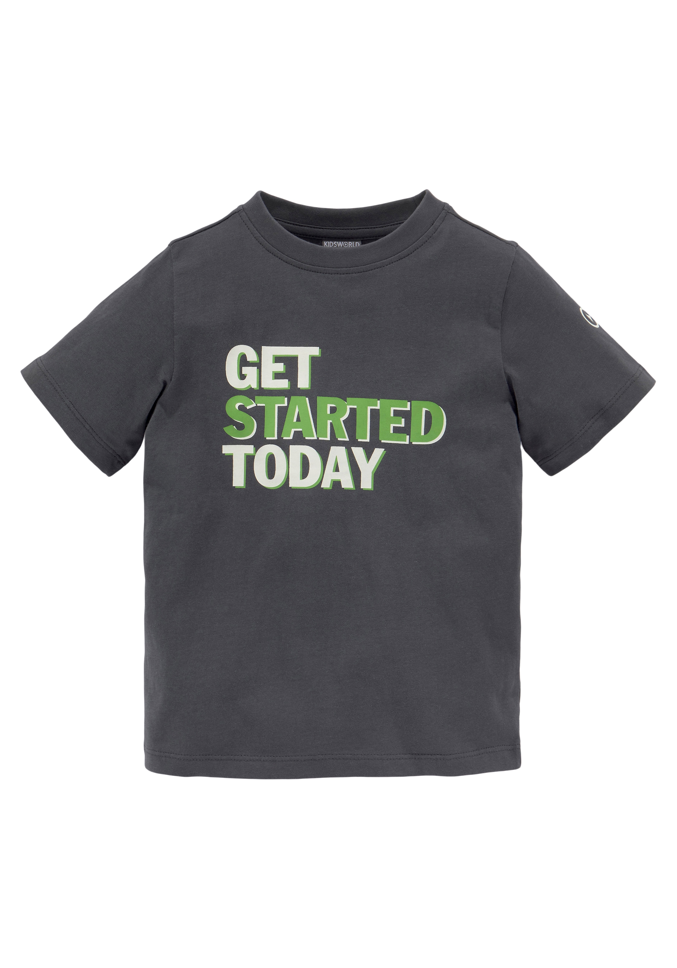 KIDSWORLD T-Shirt »TOMORROW IS TOO LATE«, (Packung, 2 tlg.), Sprücheshirts  bei