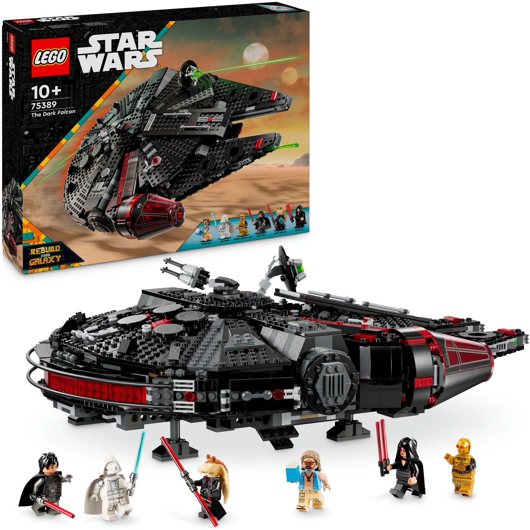 Konstruktionsspielsteine »Dunkler Millennium Falke (75389), LEGO Star Wars TM«, (1579...