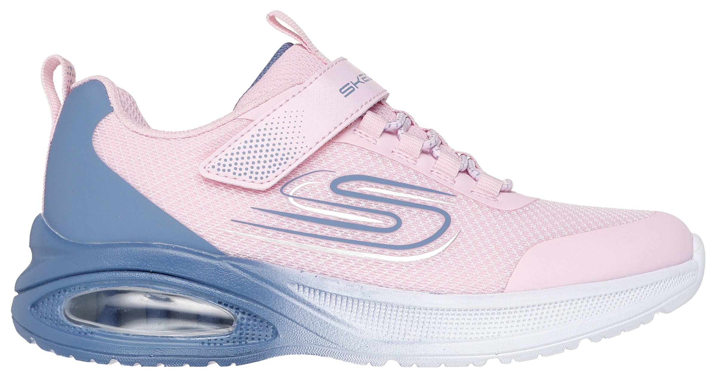 Skechers Sneaker »MICROSPEC MAX ADVANCE«, Slip-OnSneaker, Klettverschluss,S-Logo, Größenschablone zum Download