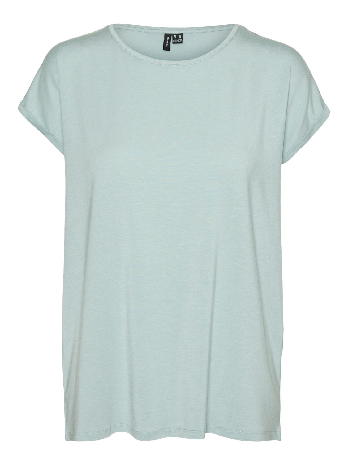 Vero Moda Rundhalsshirt »VMAVA PLAIN SS TOP GAJRS NOOS«