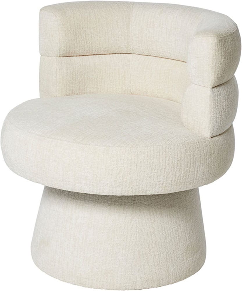 Jahnke Drehstuhl "STUDIO TWIST", sanftes weiß, sanftes weiß, sanftes weiß, B/H/T: 66cm x 73,5cm x 67cm