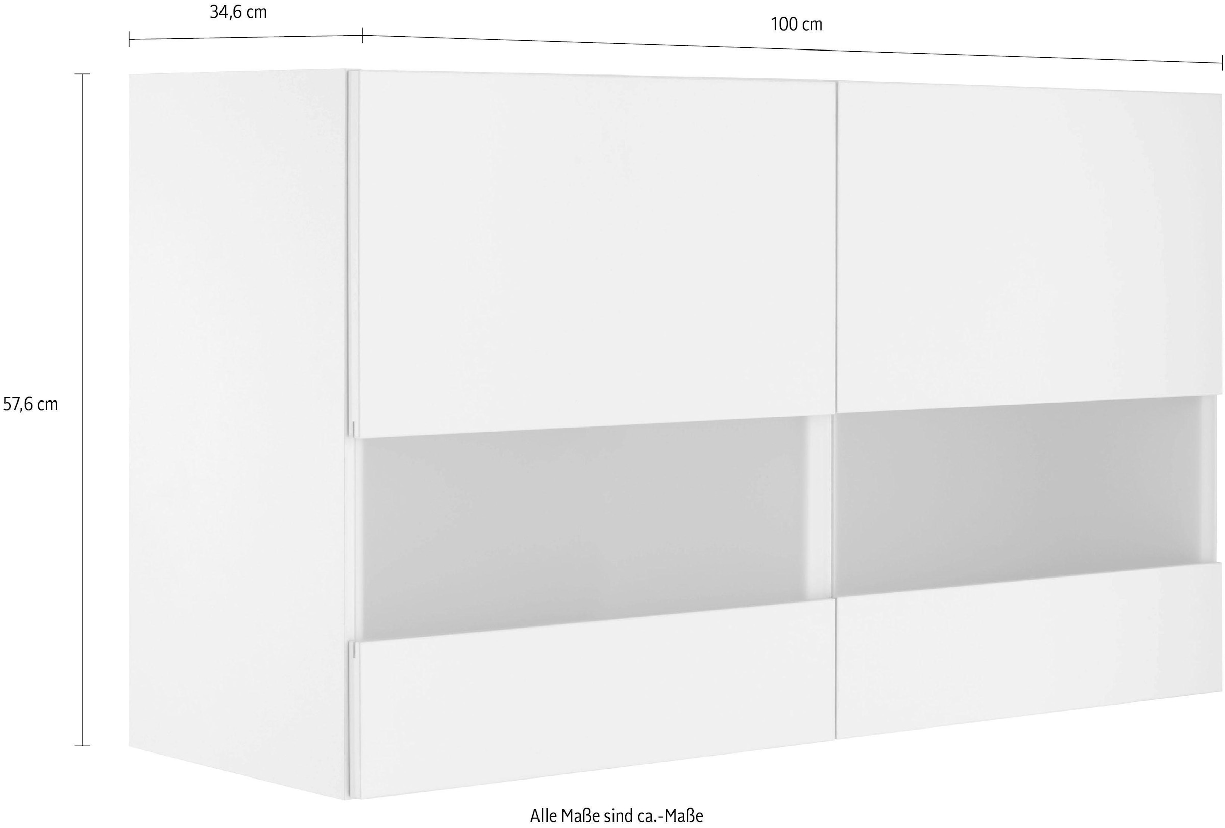 OPTIFIT Glashängeschrank »Roth«, Breite 100 cm bestellen auf Raten