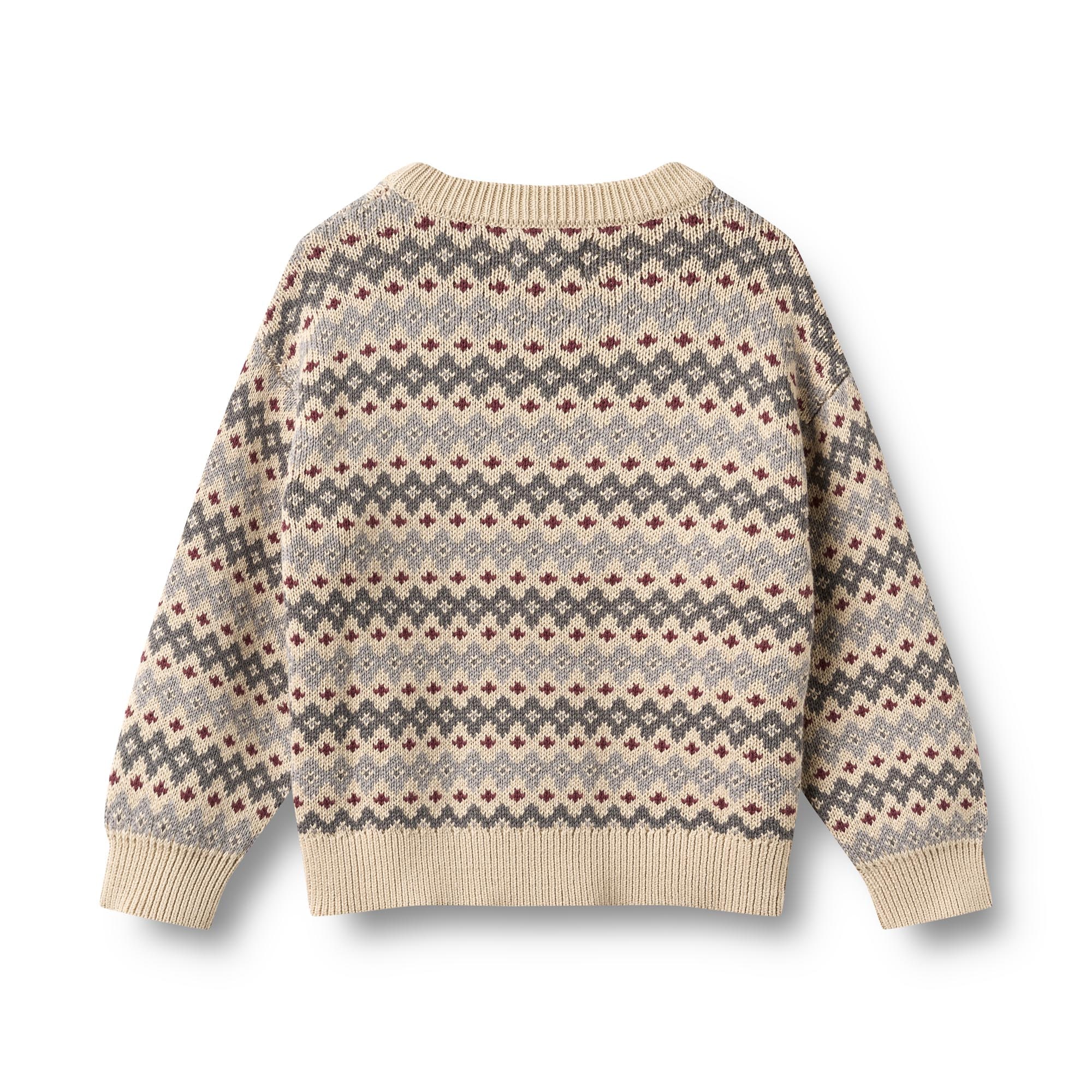 WHEAT Strickpullover »Jacquard Pullover Harlow« Baumwolle