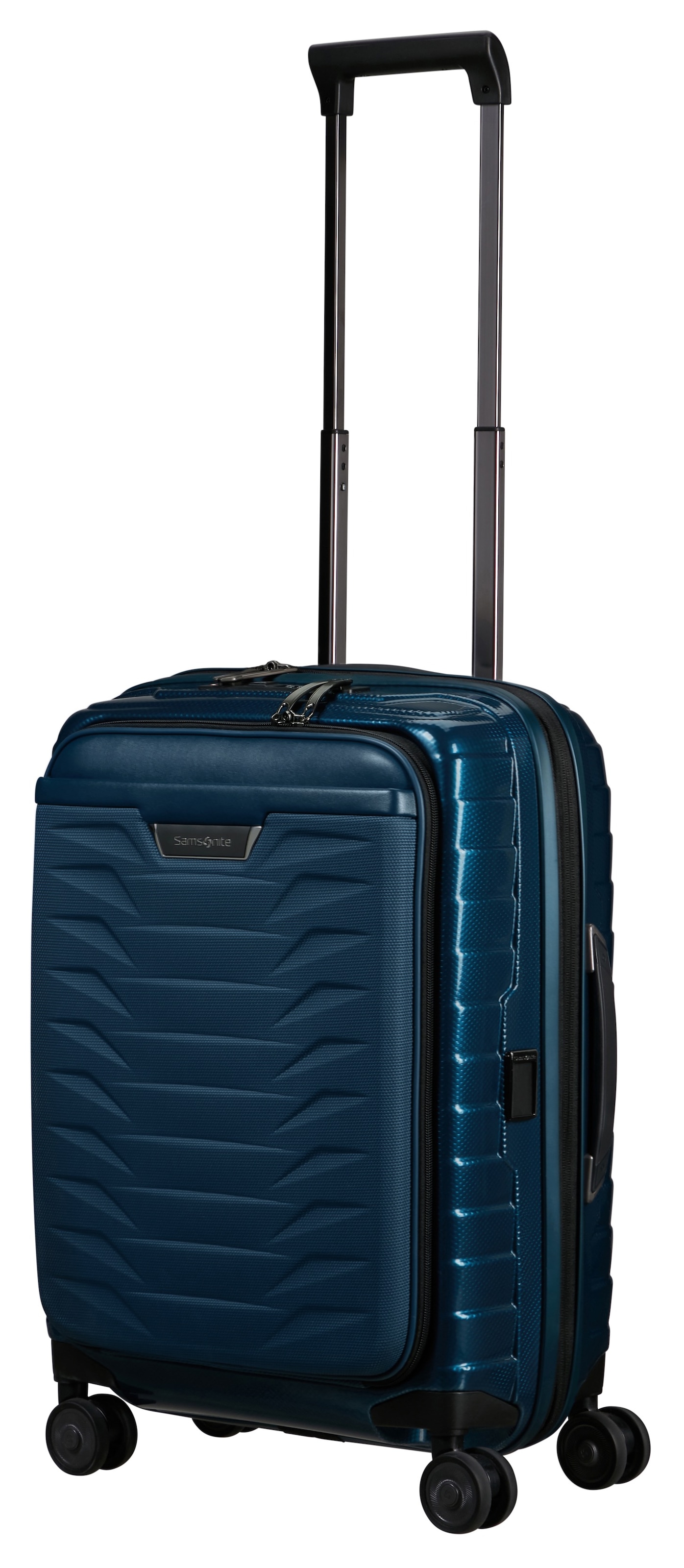 Samsonite Hartschalen-Trolley »PROXIS 55 EXP easy access«, 4 Rollen, Handgepäck Hartschalenkoffer Volumenerweiterung Laptopfach
