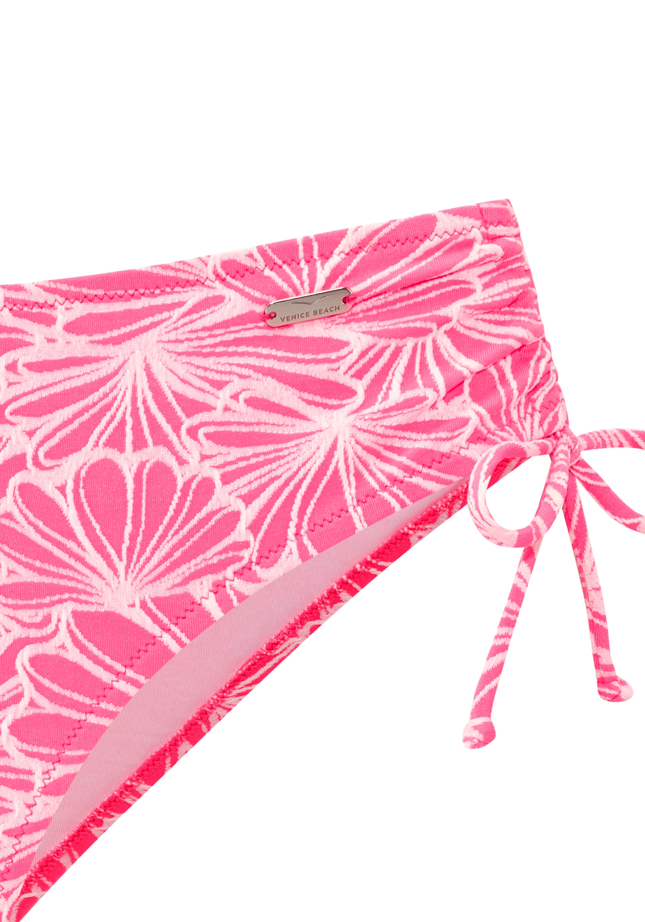 Venice Beach Bikini-Hose »Peony« in höherer Schnittform und modischer Strukturware