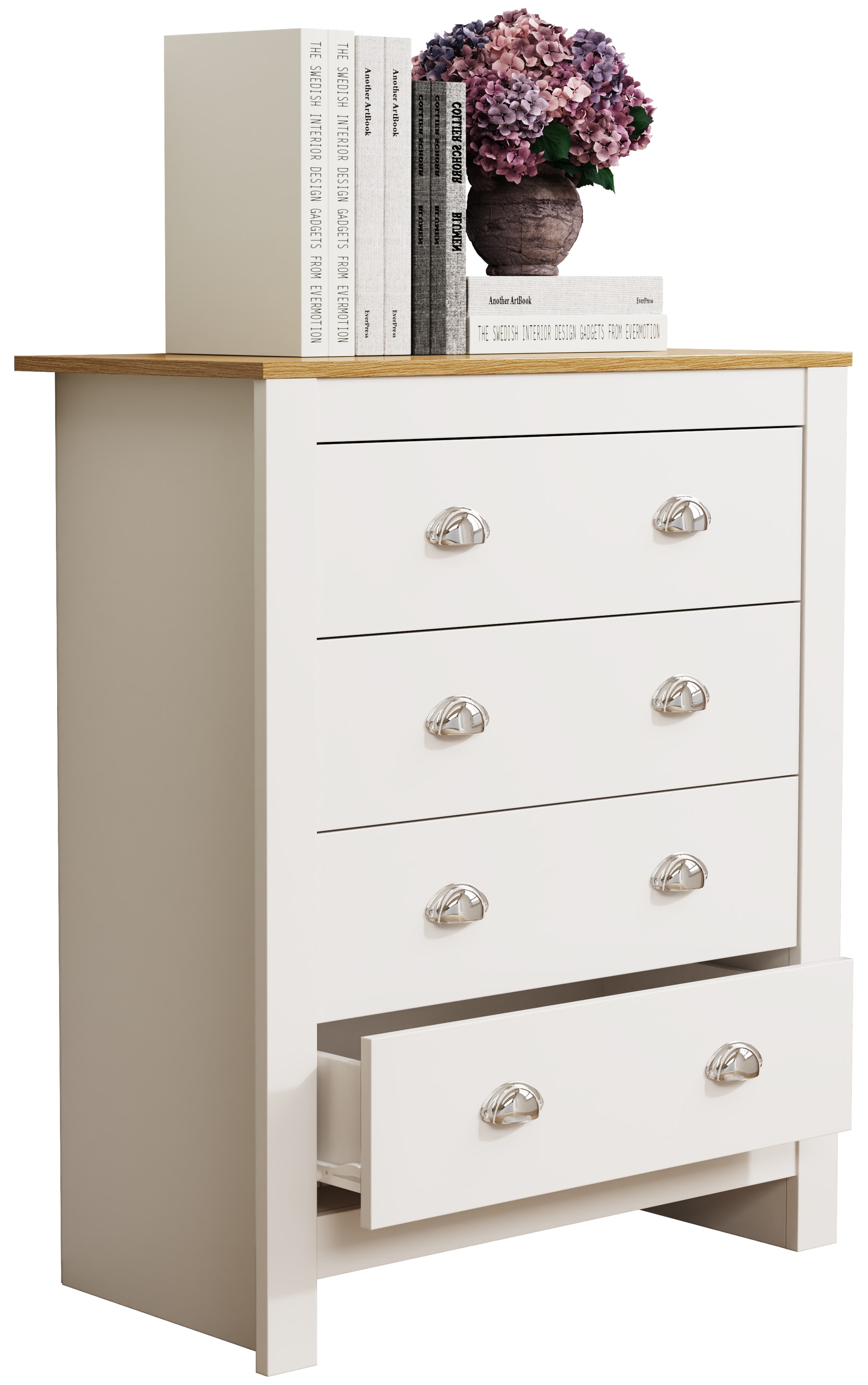VCM Kommode "Kommode Sideboard Schublade Balusa XL" 1 Stk. tlg.