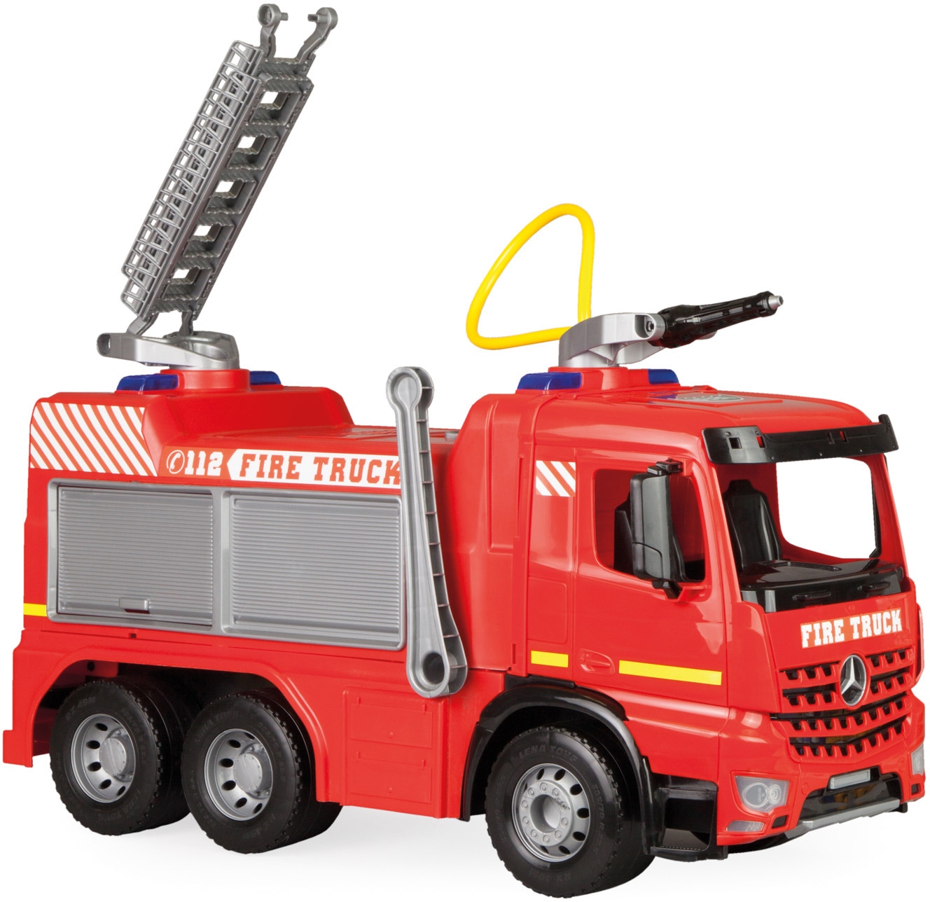 Spielzeug-Feuerwehr »Giga Trucks, Aufsitz-Feuerwehr Arocs«, Made in Europe
