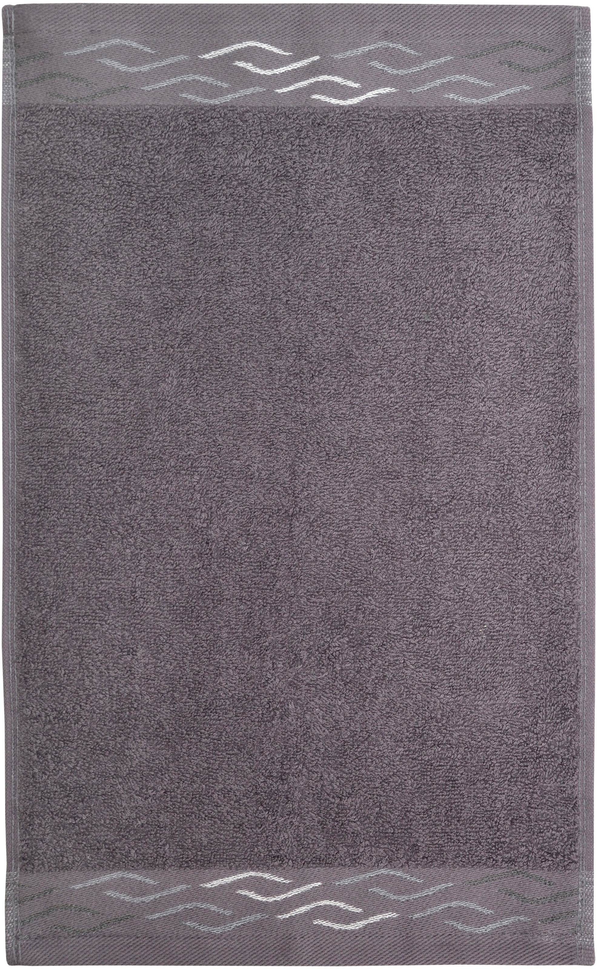 Dyckhoff Gästehandtücher »Wave«, (Set, 6 St.), mit Jacquard-Bordüre