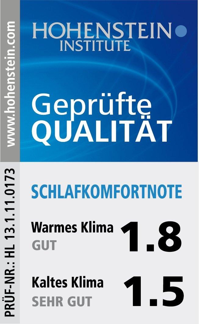 Sannwald Daunenbettdecke »Königstraum«, extrawarm, Füllung 90 % Daunen, 10  % Federn, Bezug 100 % Baumwolle, (1 St.), Wärmeisolation