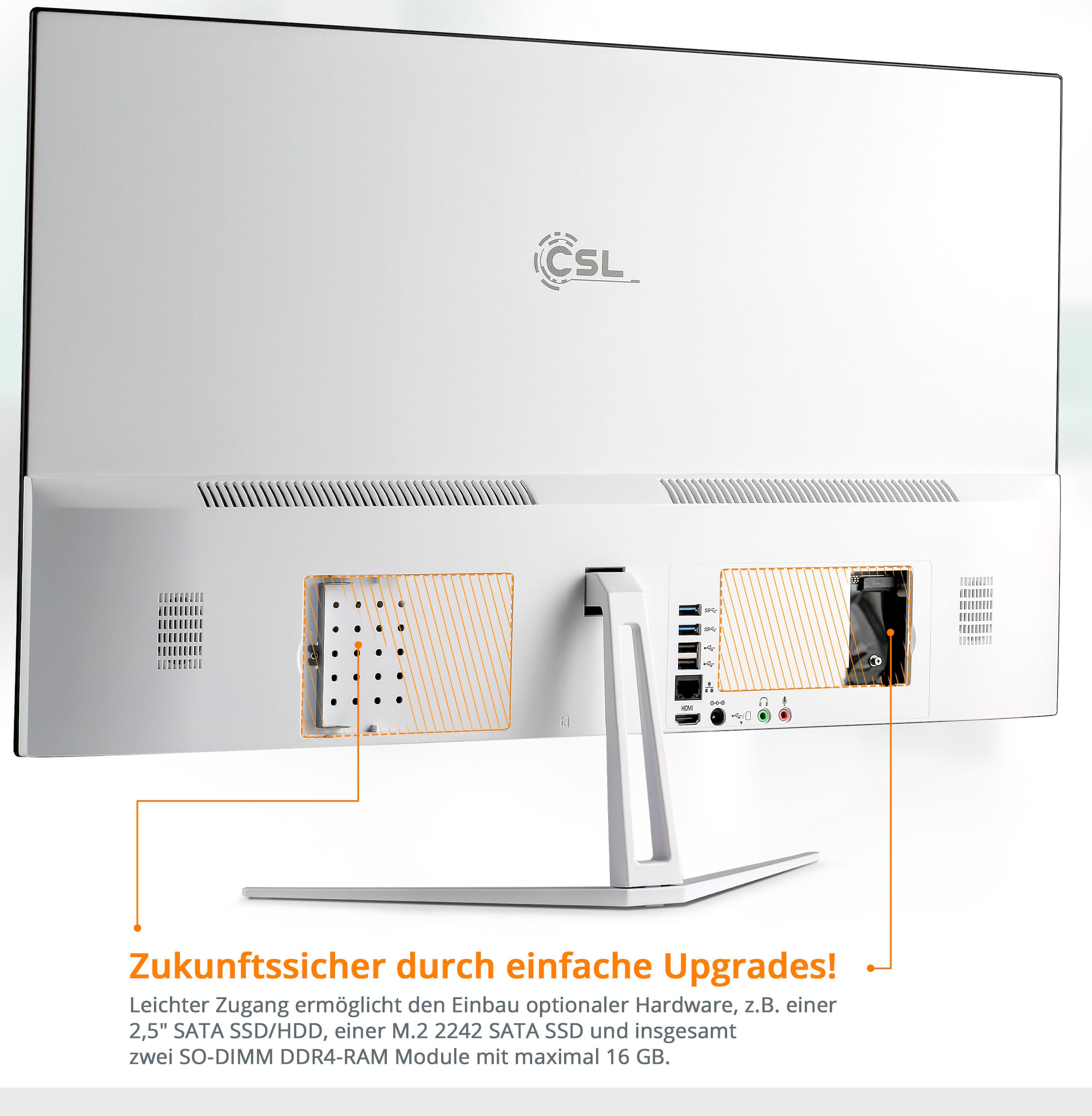 CSL All-in-One PC »Unity F27-GLS mit Windows 10 Pro«