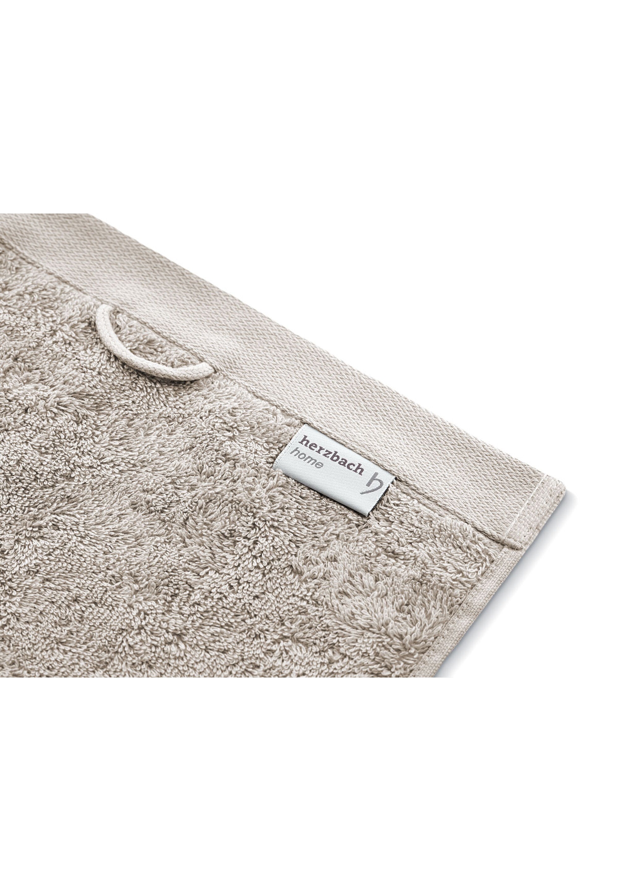 herzbach home Badetücher »Pura« 550g/m², Premium-Qualität, 100% Baumwolle, einfarbig