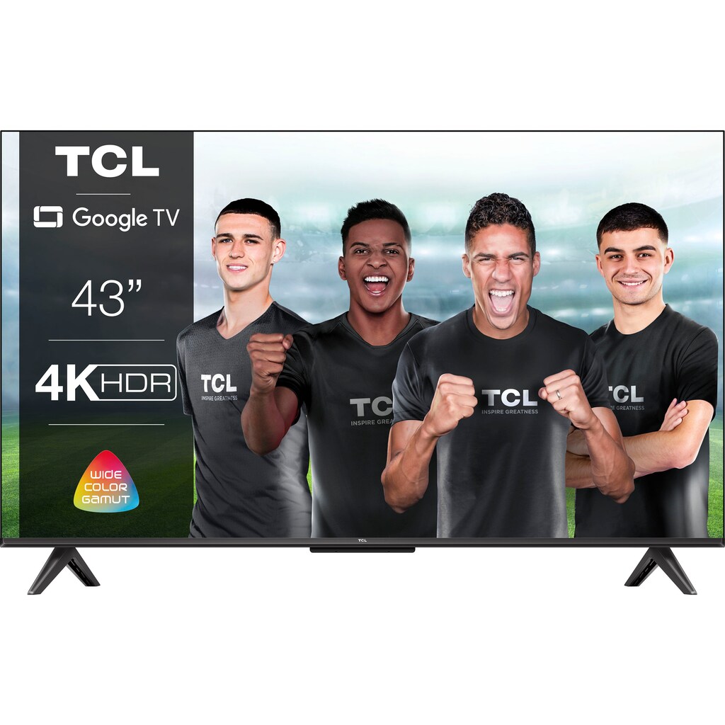 TCL LED-Fernseher »43P731X1«, 108 cm/43 Zoll, 4K Ultra HD, Smart-TV-Google TV, HDR Premium, Dolby Atmos, HDMI 2.1, Metallgehäuse