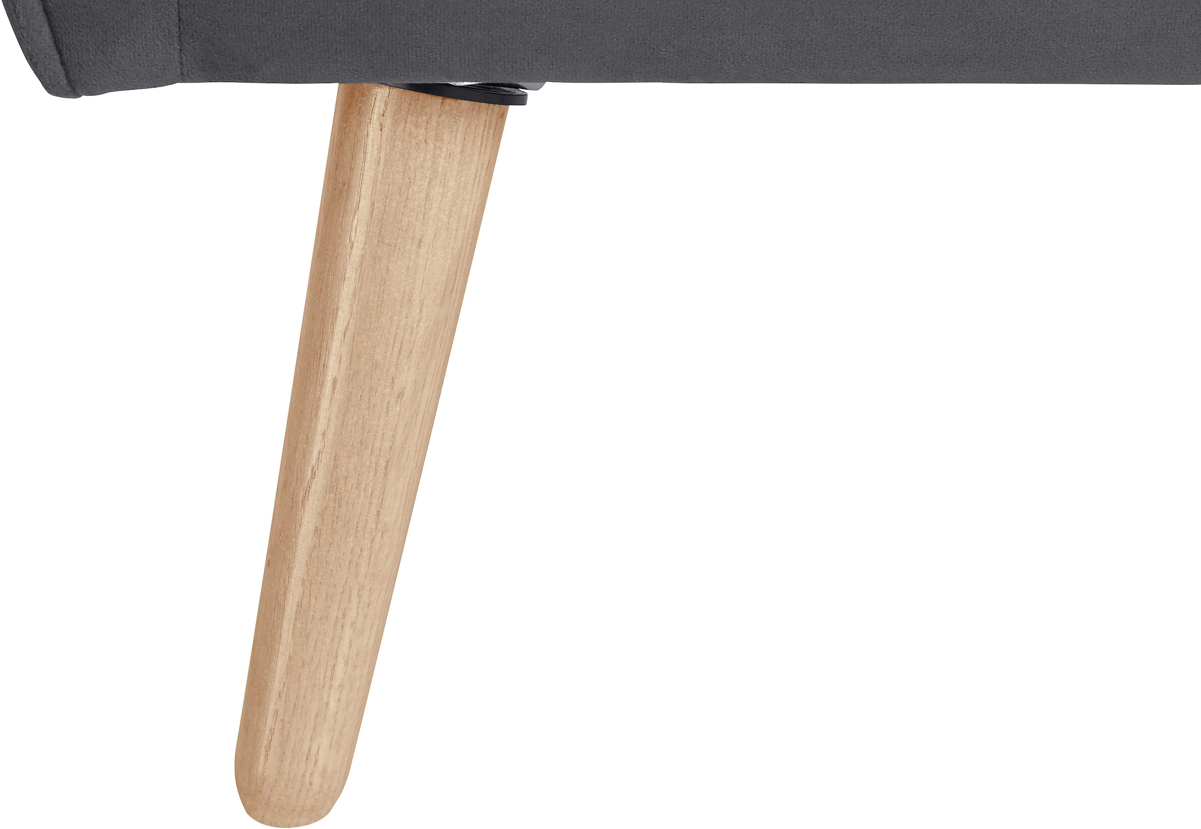 andas Sessel »Bille«, mit Naht im Rückenkissen und Eiche-Beinen, Design by Morten Georgsen