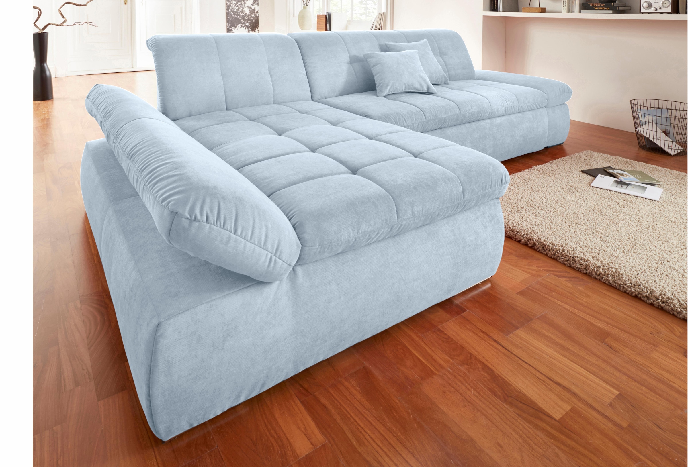 Ecksofa »NMoric XXL, B/T/H: 300/172/80cm, Revamierenabschluss L-Form«, wahlweise mit...