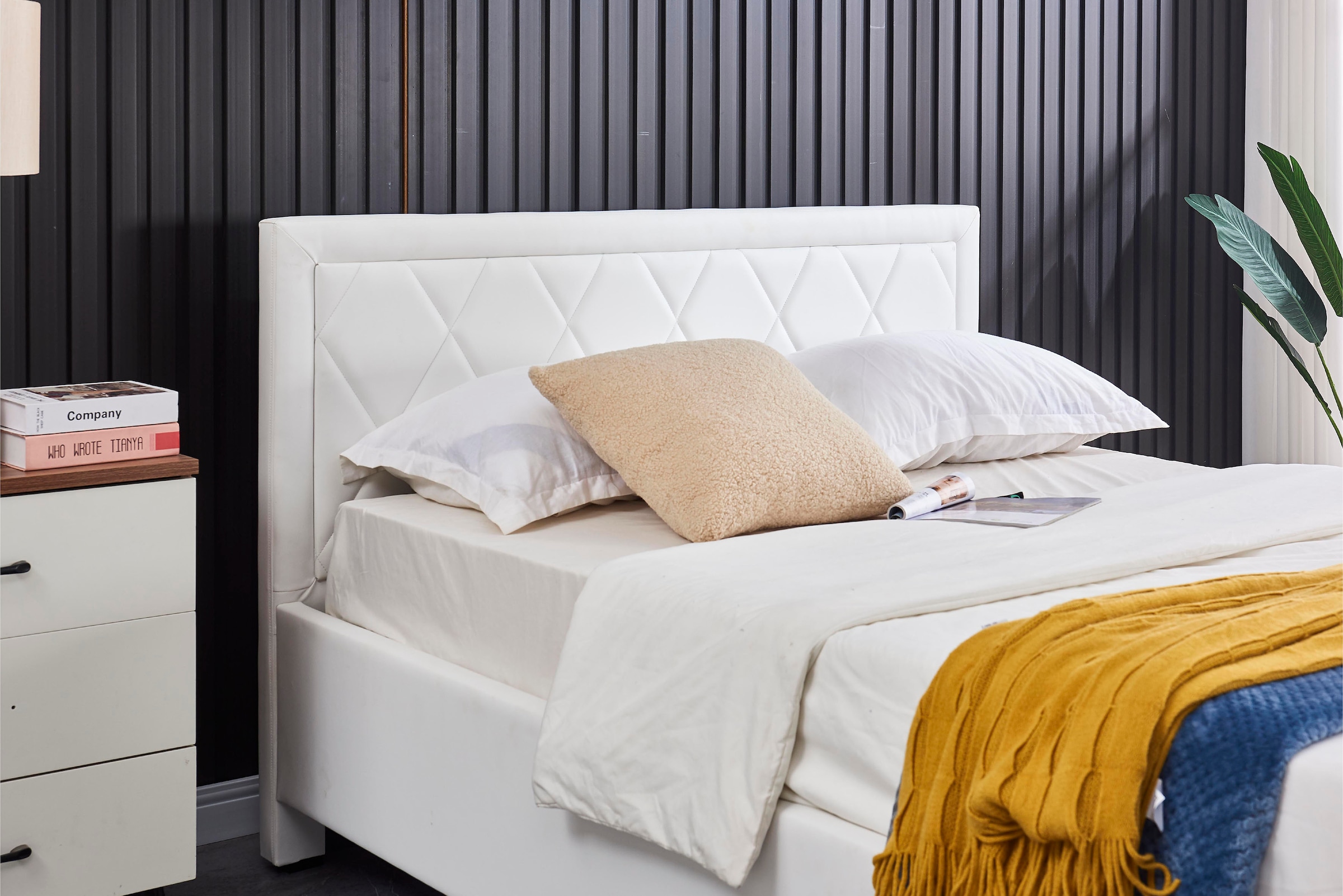 ATLANTIC home collection Polsterbett »Johanna«, mit Lattenrost und Bettkasten