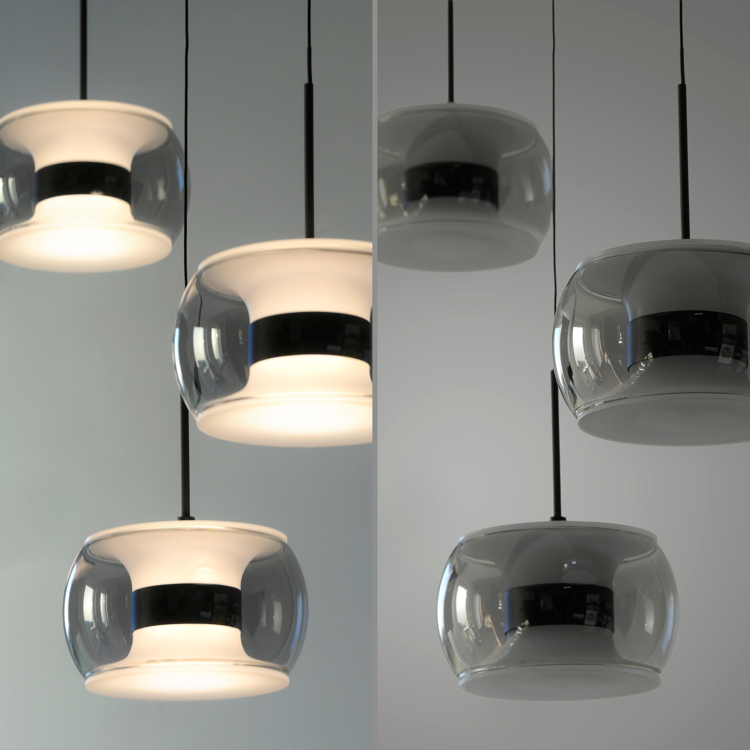 Paul Neuhaus LED Pendelleuchte »FUMEA« LED-Board 1 Stk. warmweiß - kaltweiß Comfort Lift, CCT(2200-5000K), 3-Stufen-Dimmung per Wandschalter