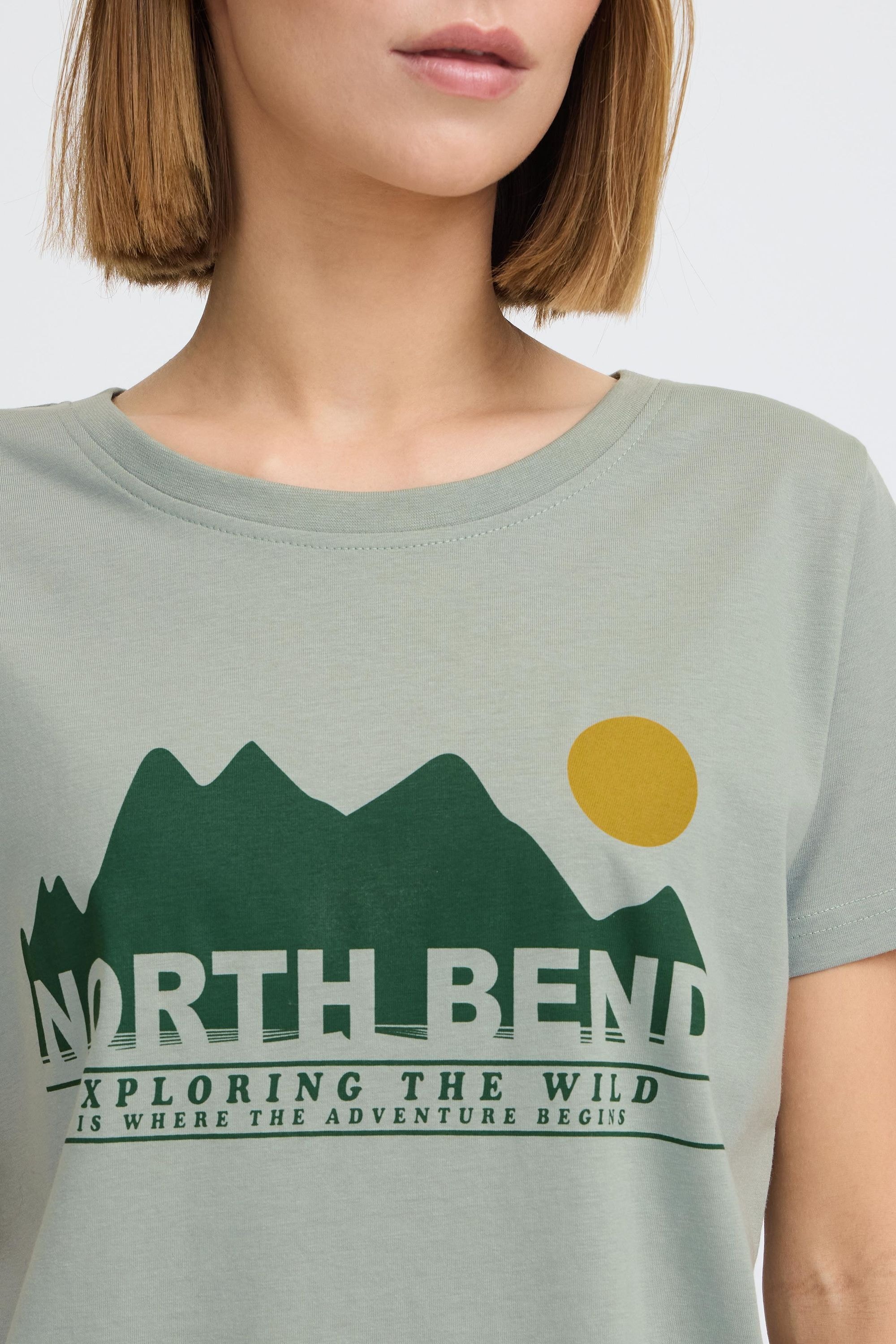 North Bend Rundhalsshirt »Rundhalsshirt NBCash«
