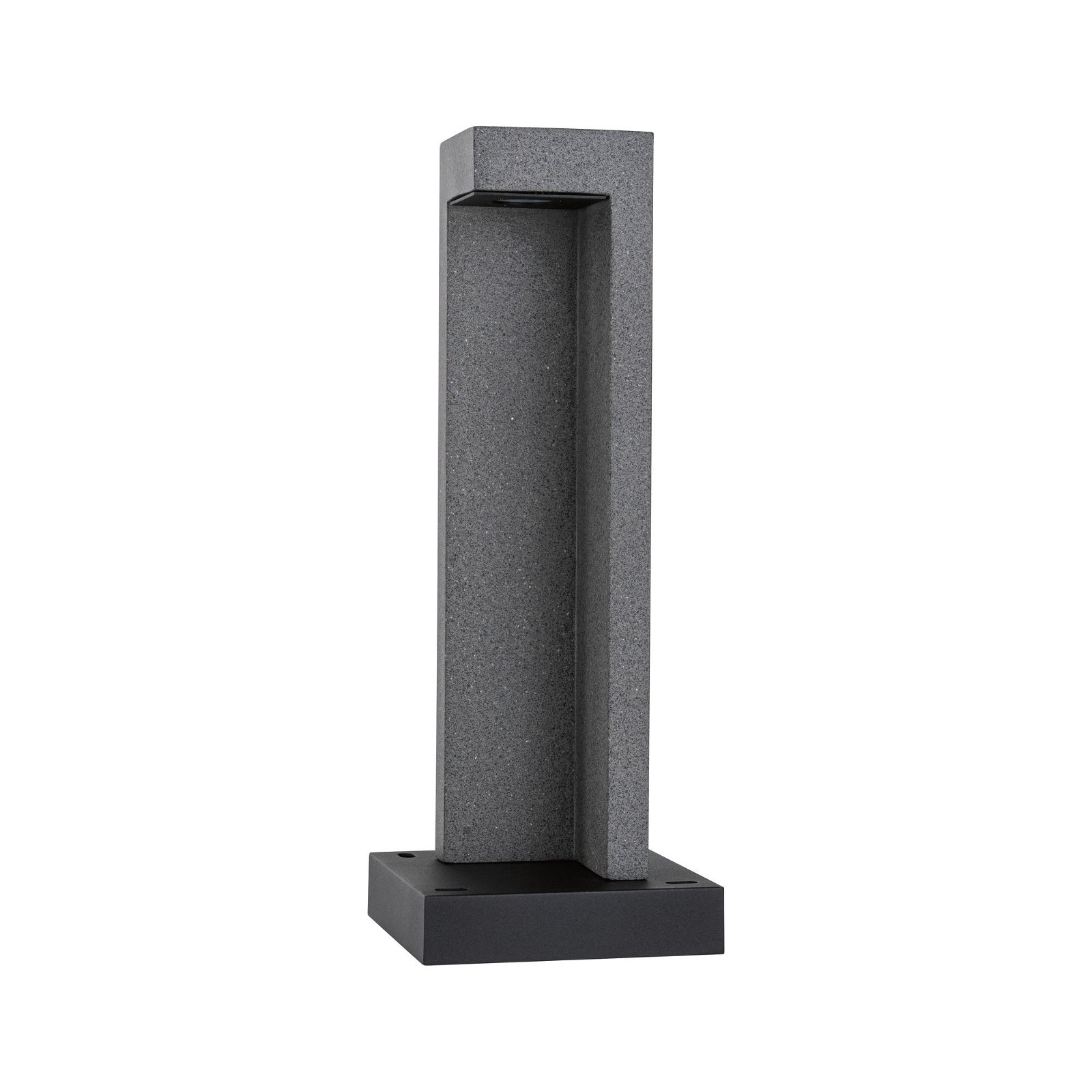 Paulmann LED Pollerleuchte »Concrea IP65 450mm 3000K 6,8W 200lm 230V schwarzer Sandstein Beton«, 1 flammig