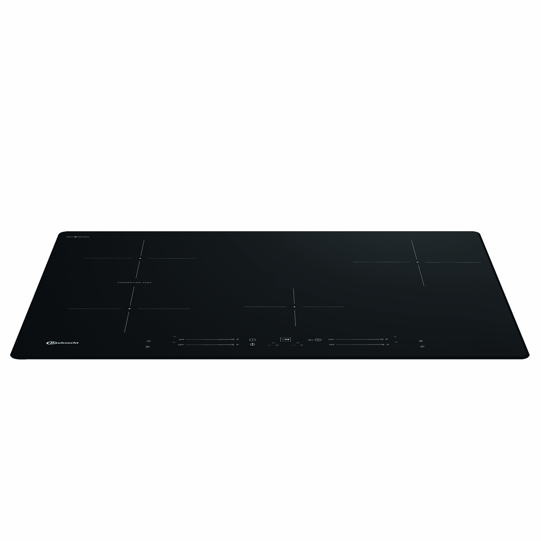 BAUKNECHT Induktions-Kochfeld »BS 2577B BM« MattProtect kombiniert verstärktes Mattglas mit kratzfester Oberfläche