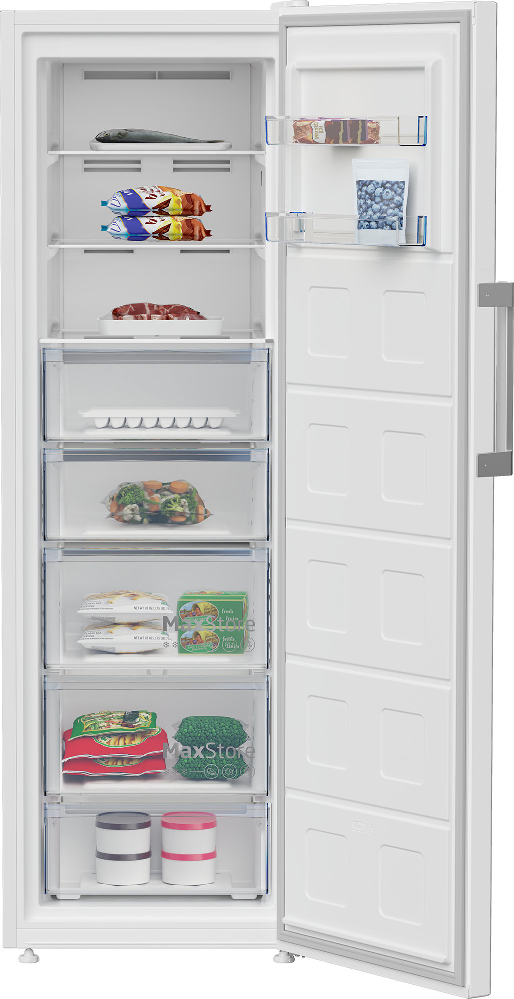 BEKO Gefrierschrank »B7RFNE316W« 186,5 cm hoch 59,7 cm breit