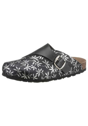 Pantoffel, Sommerschuh, Schlappen, Hausschuh mit Softfußbett