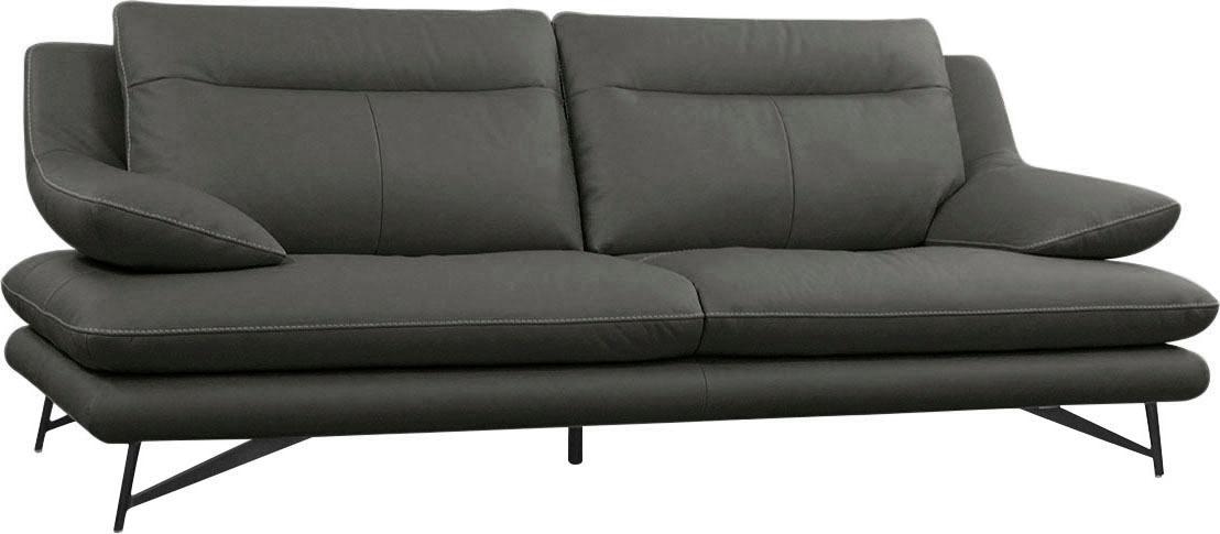 CALIA ITALIA 2,5-Sitzer »Cezanne, italienisches Design trifft erstklassigen Sitzkomfort, Leder« Edles Designsofa in besonders langlebigen & pflegeleichten Lederarten