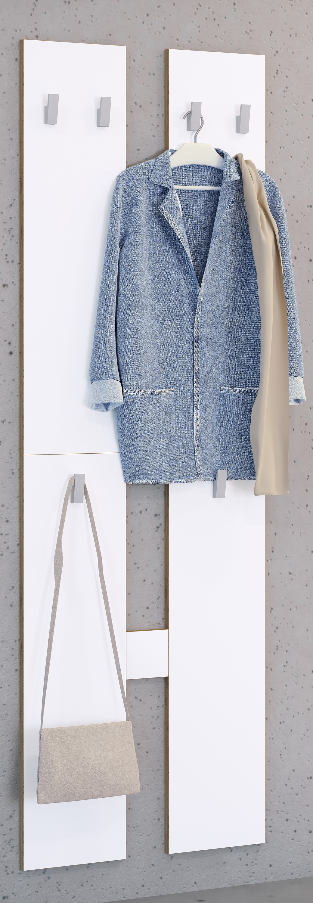 VCM Garderobenschrank »Holz Set Dielenmöbel Gardeobe Kleiderhaken Salia M«