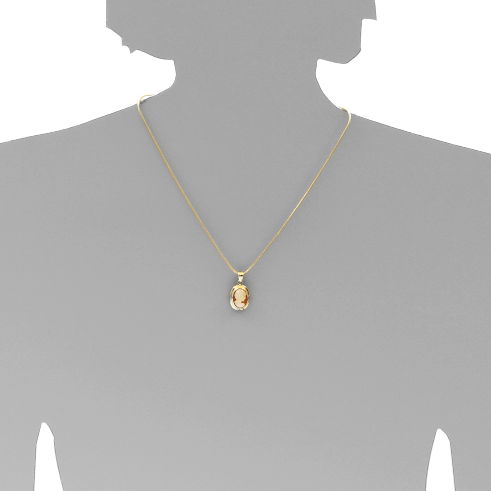 OSTSEE-SCHMUCK Kettenanhänger »- Violetta - Gold 333/000 - Gemme«