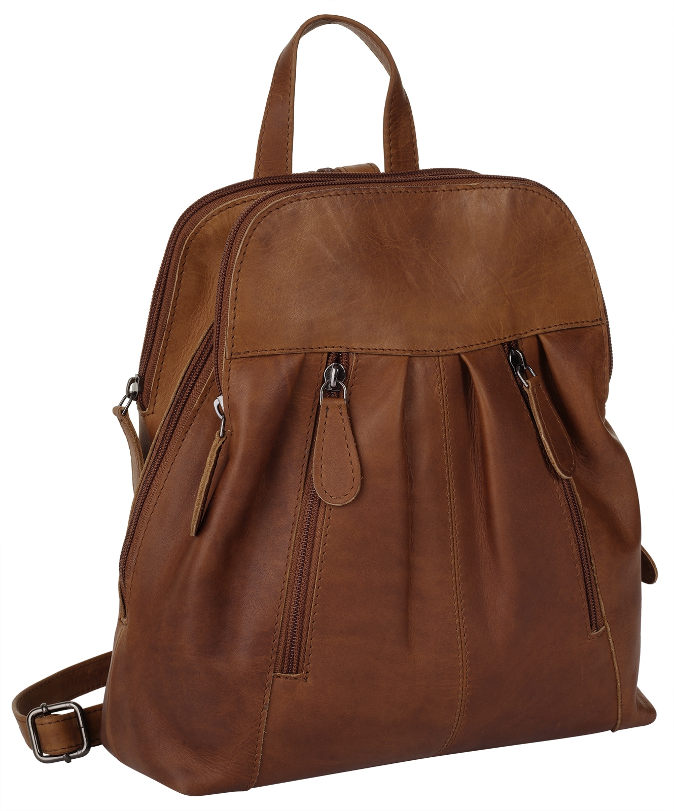 Cluty Cityrucksack, echt Leder