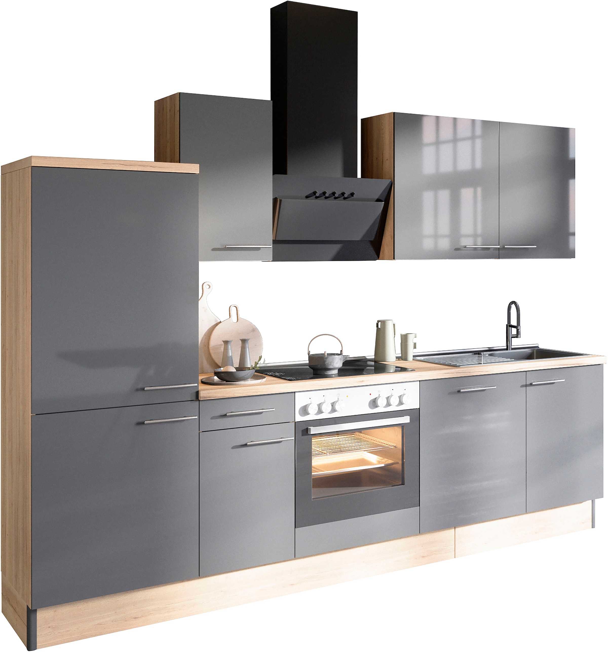 OPTIFIT Küche "Klara" Breite 270 cm, wahlweise mit E-Geräten